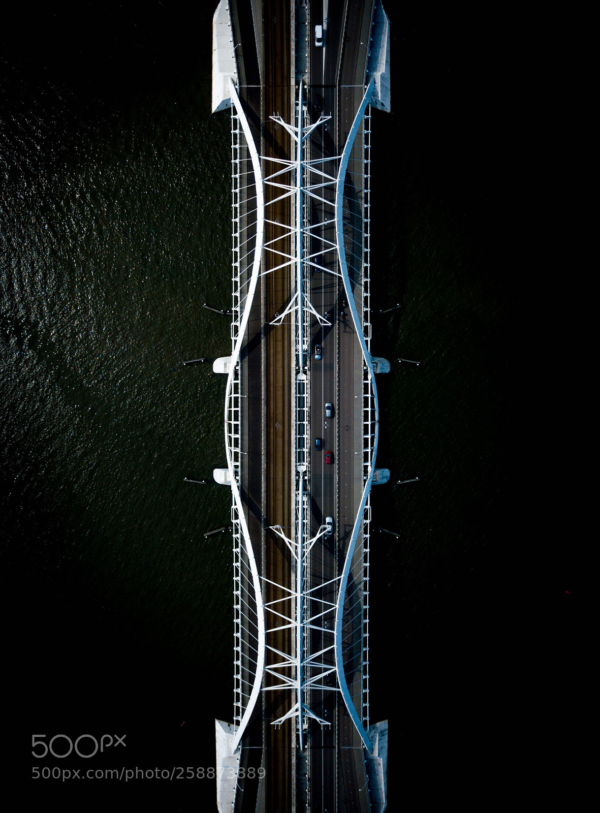 DJI FC220 sample photo. Bridge dna string photography