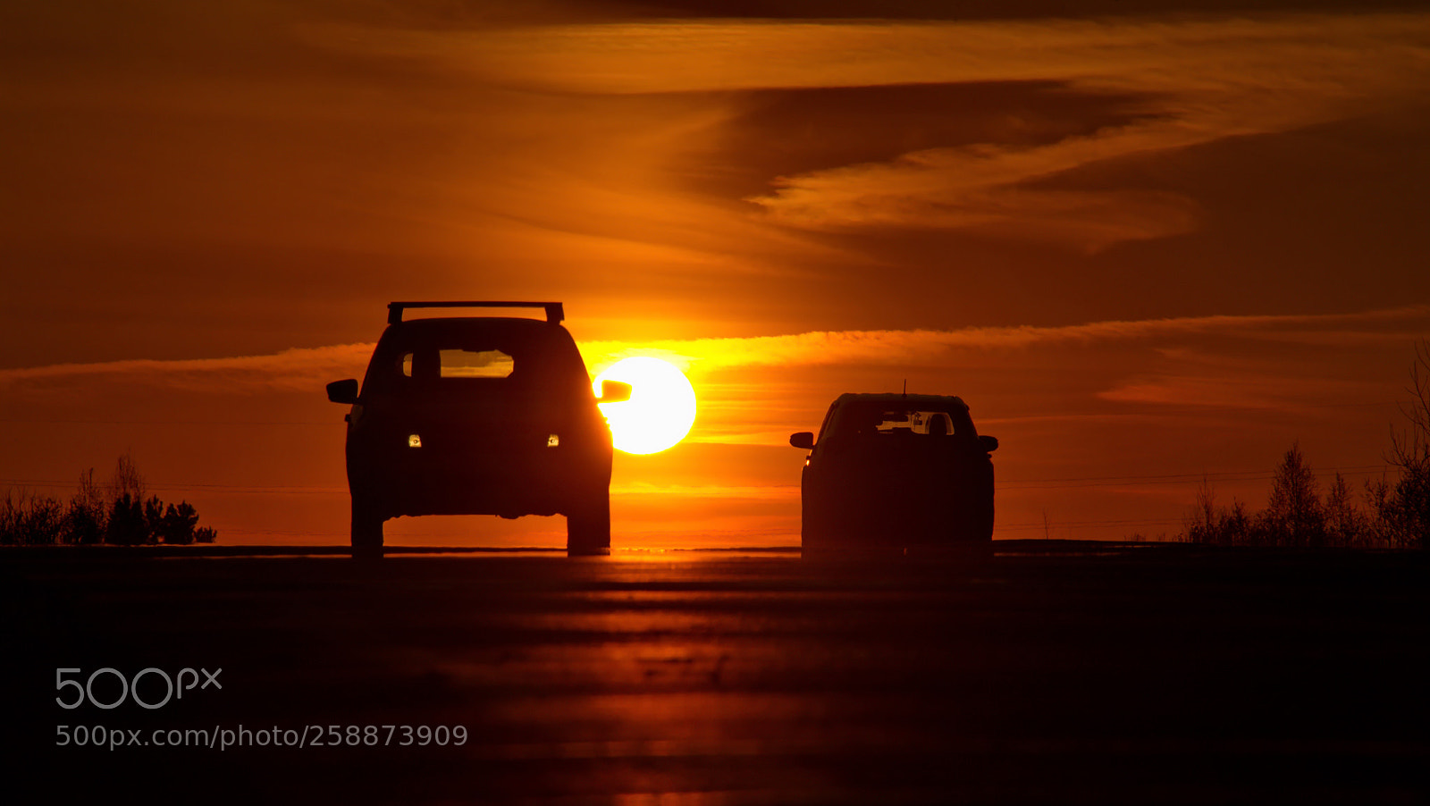 Nikon D750 sample photo. Russia. fiery sunset on photography