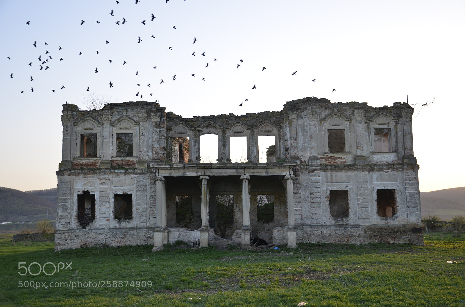 Nikon D5100 sample photo. Haunted castle photography