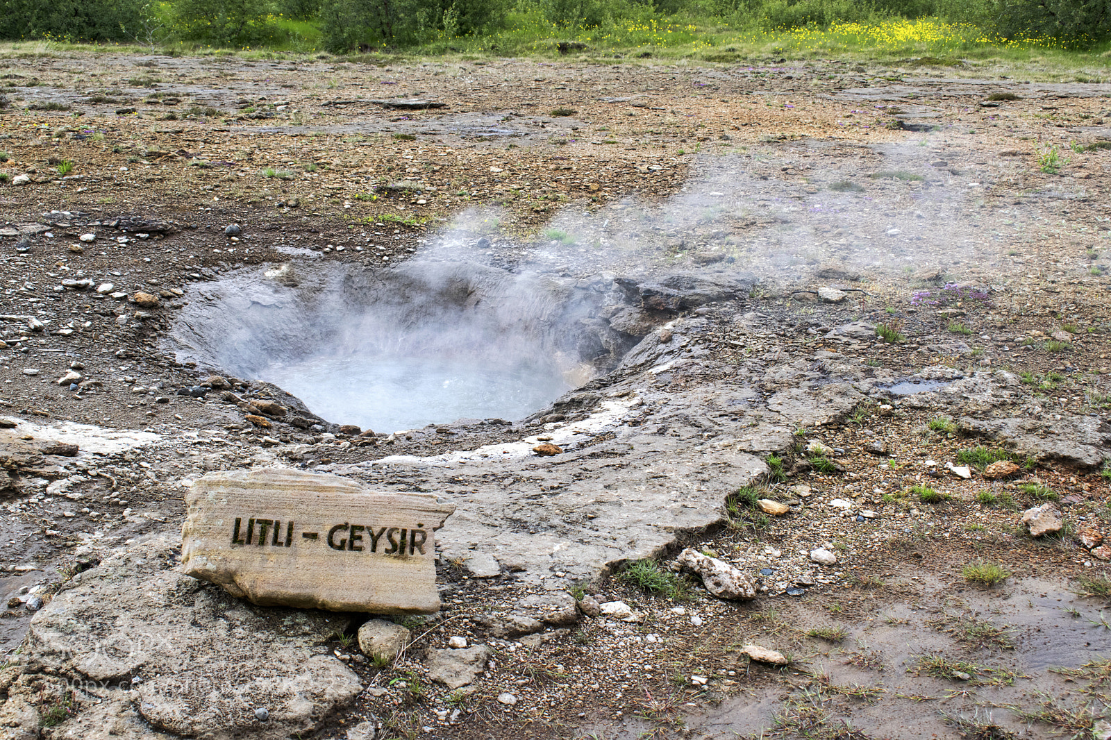 Nikon D3300 sample photo. Litli-geysir photography