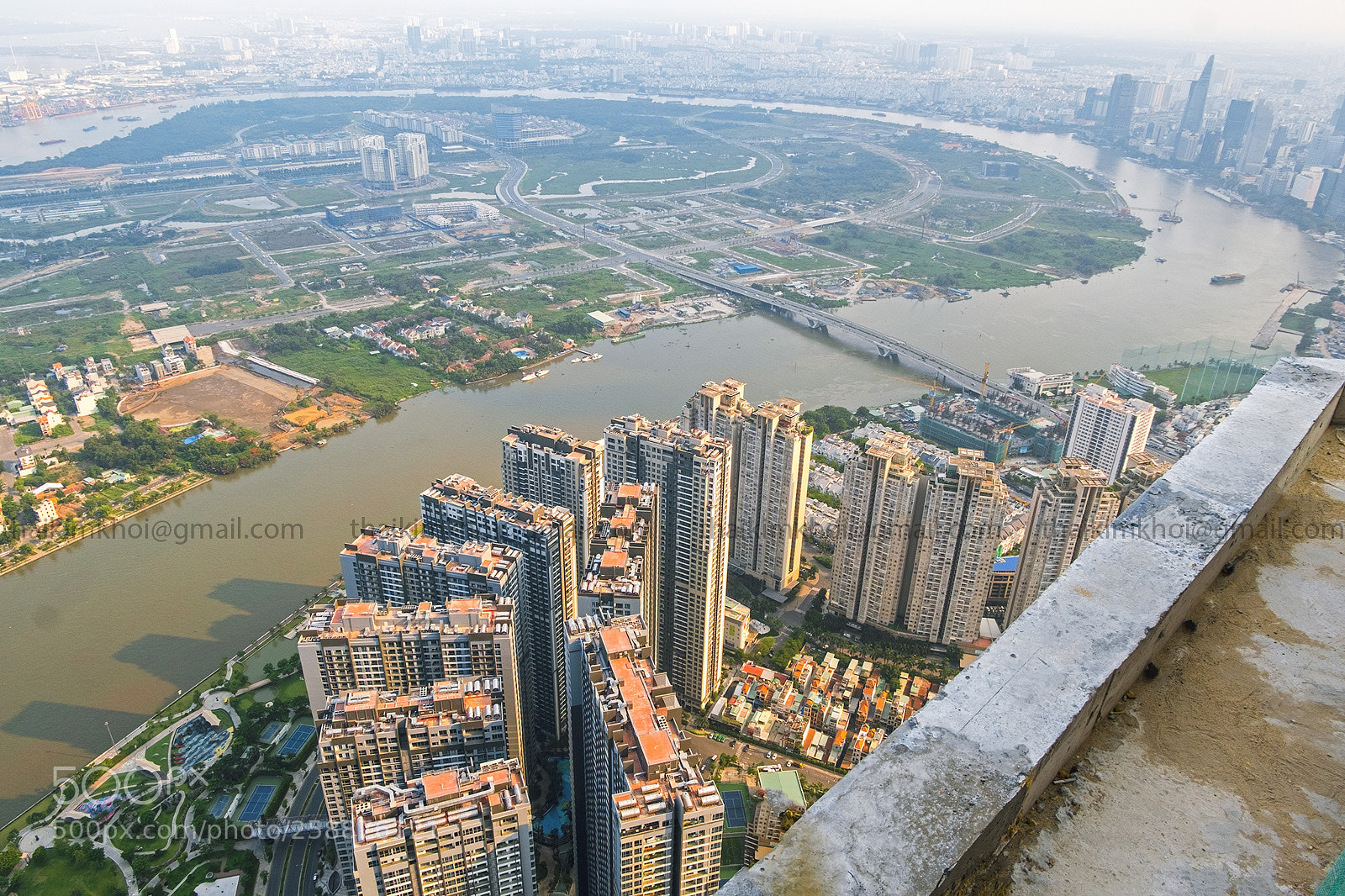 Fujifilm X-E1 sample photo. Saigon from above photography
