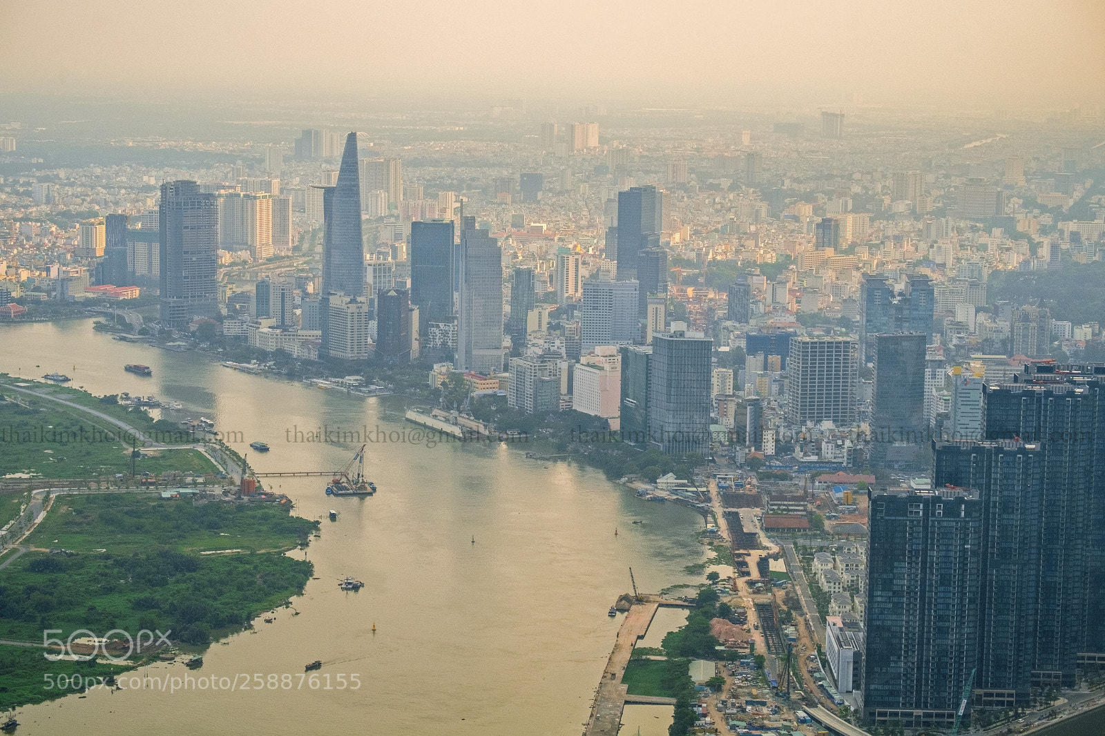 Fujifilm X-E1 sample photo. Saigon from above photography