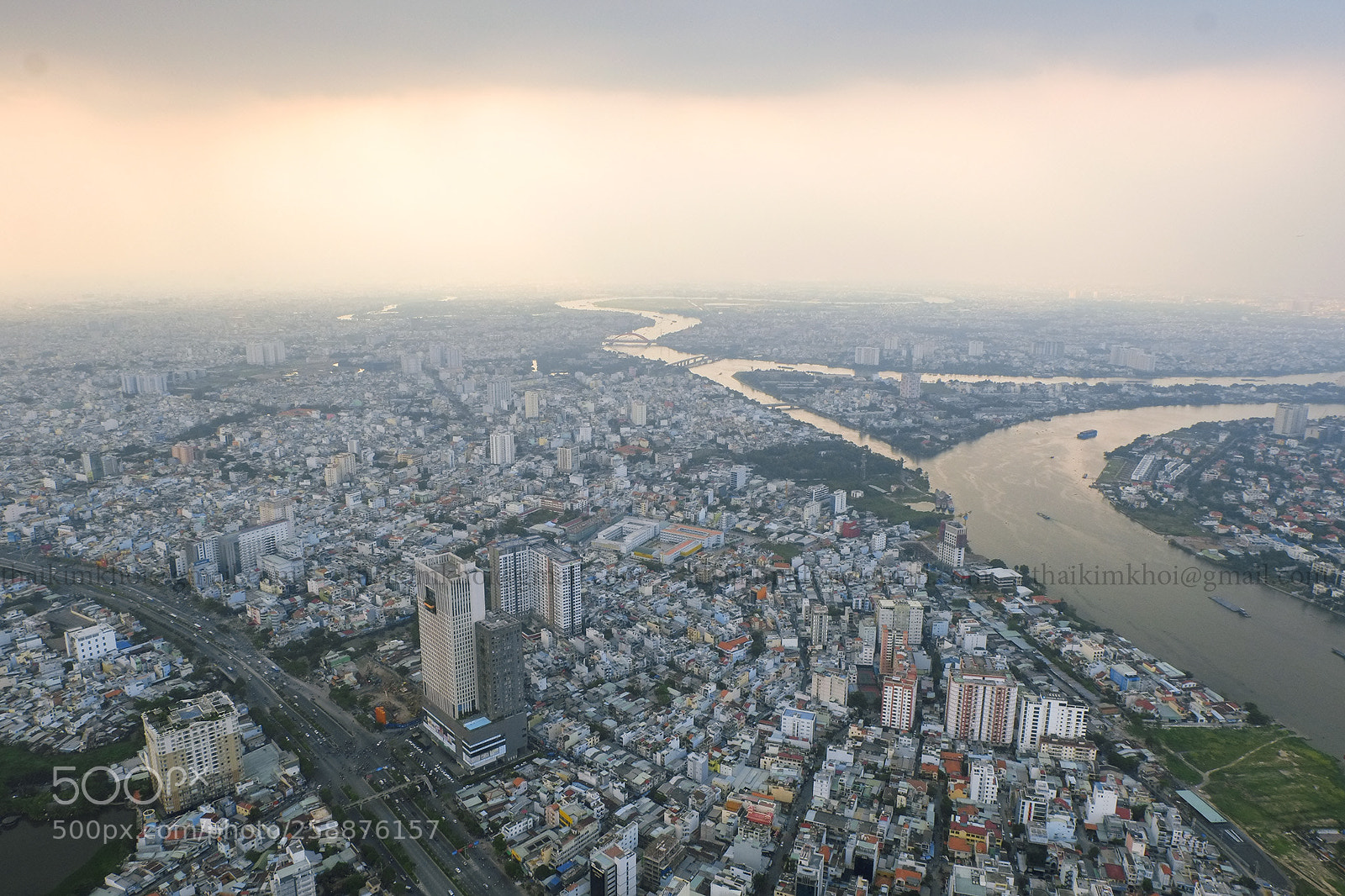 Fujifilm X-E1 sample photo. Saigon from above photography