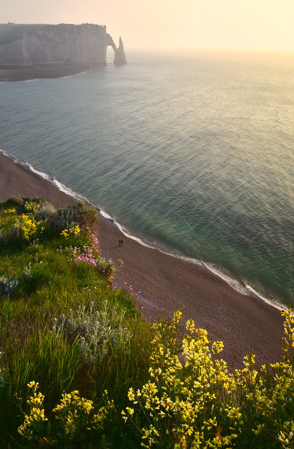Nikon D7200 sample photo. Sunset at Étretat photography
