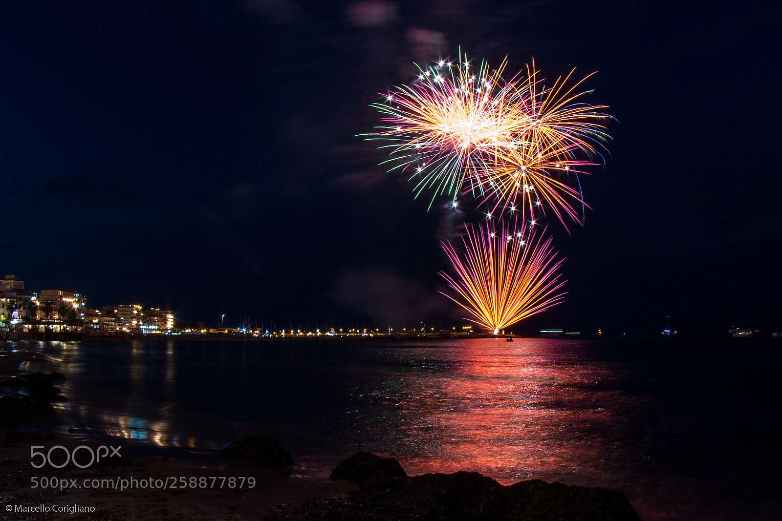 Nikon D7200 sample photo. Fireworks in crotone photography