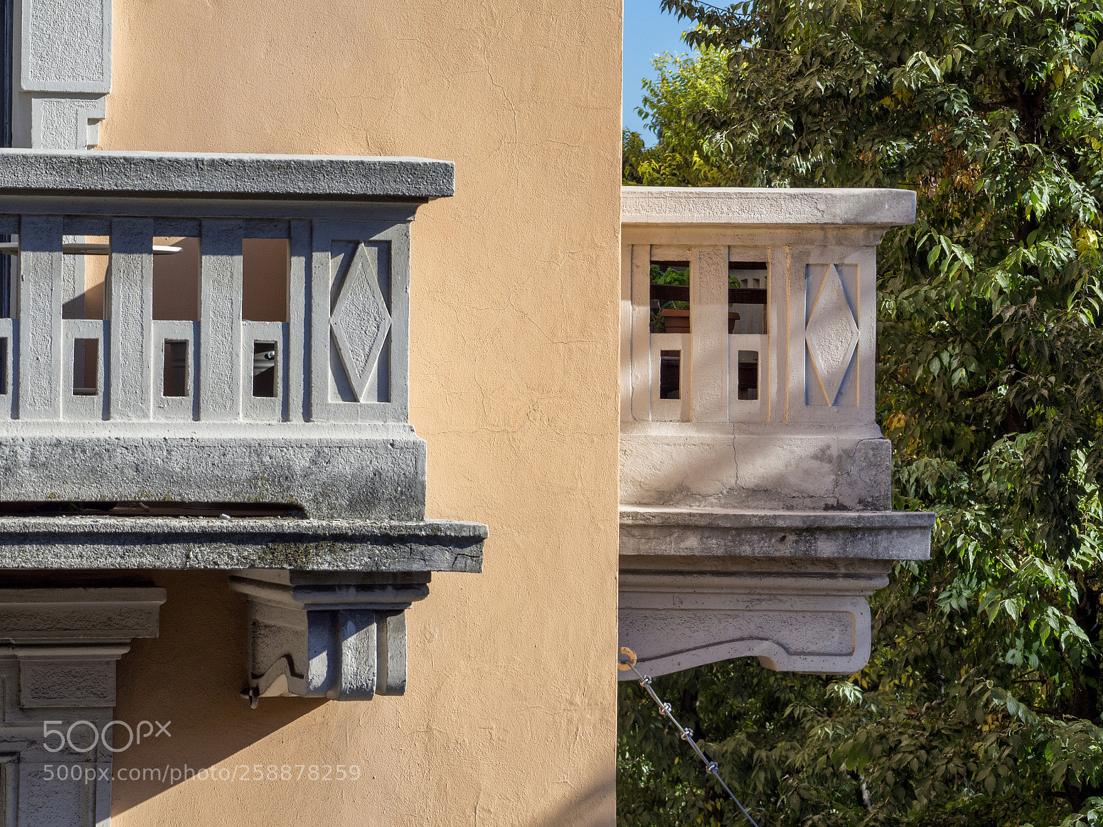 Olympus OM-D E-M10 II sample photo. Stone balconies of old photography