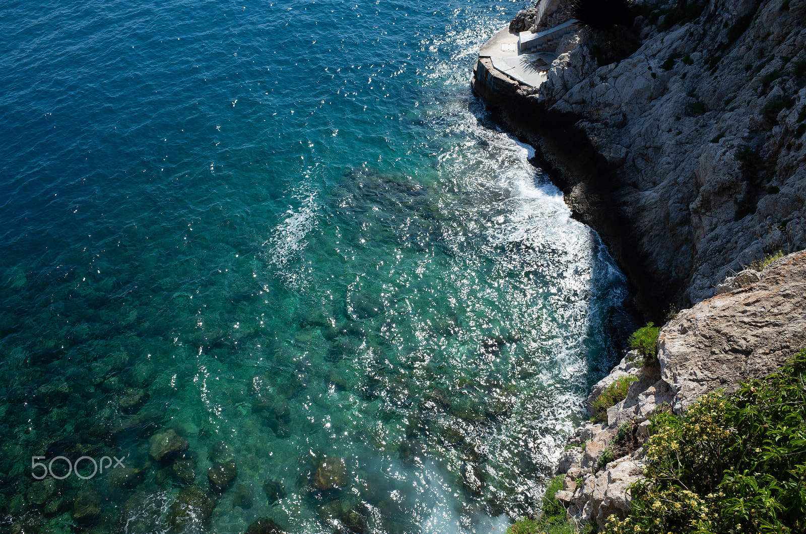 Ricoh GR sample photo. Sea of capri island photography