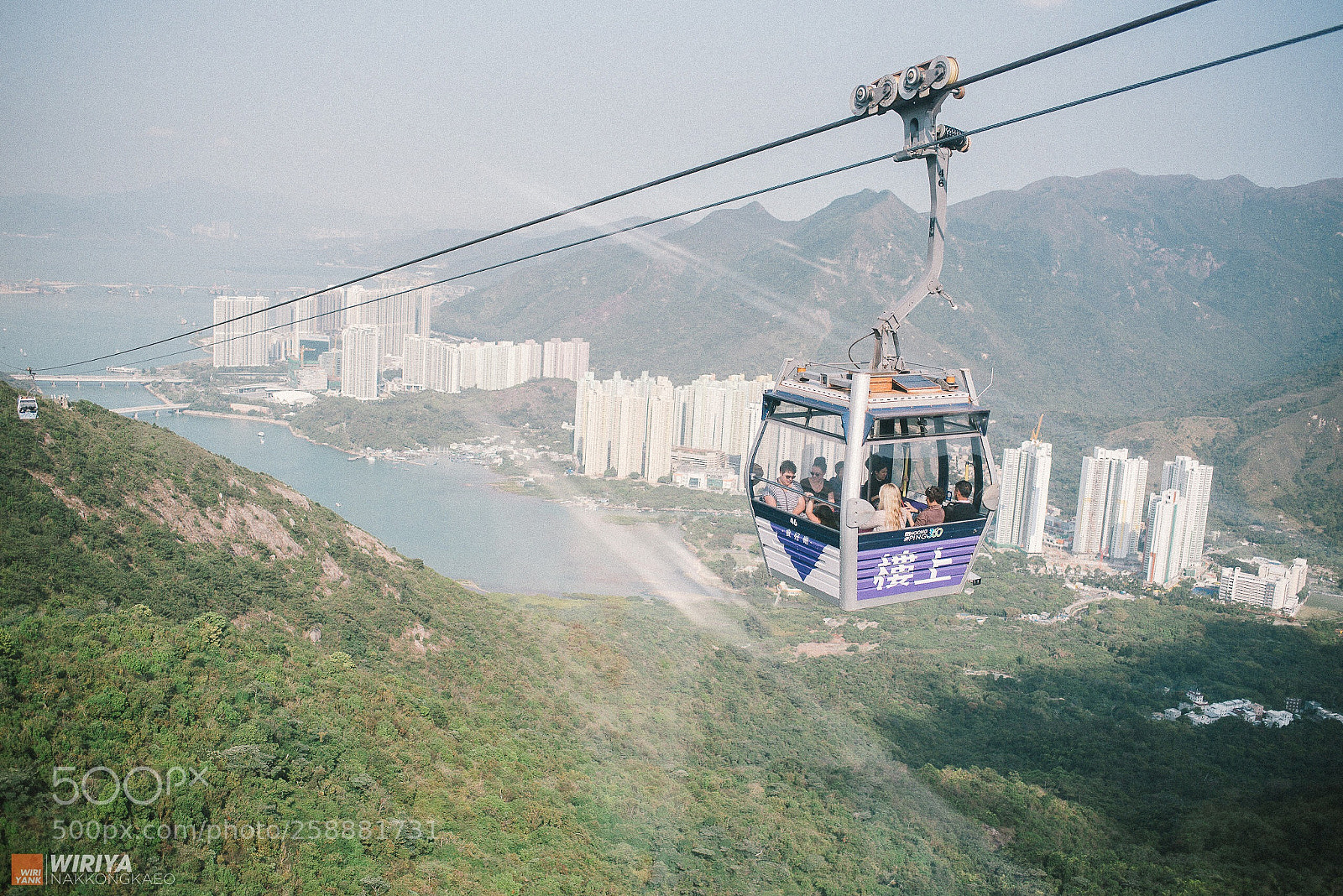 Nikon D750 sample photo. Ngong ping  cable car photography