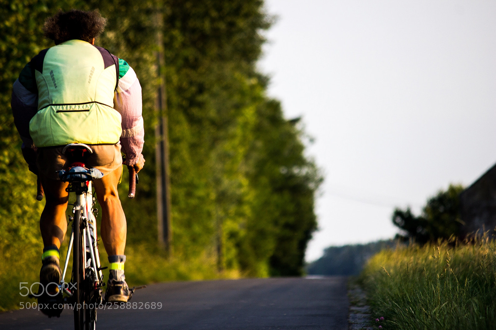 Canon EOS 600D (Rebel EOS T3i / EOS Kiss X5) sample photo. Countryside cyclist photography