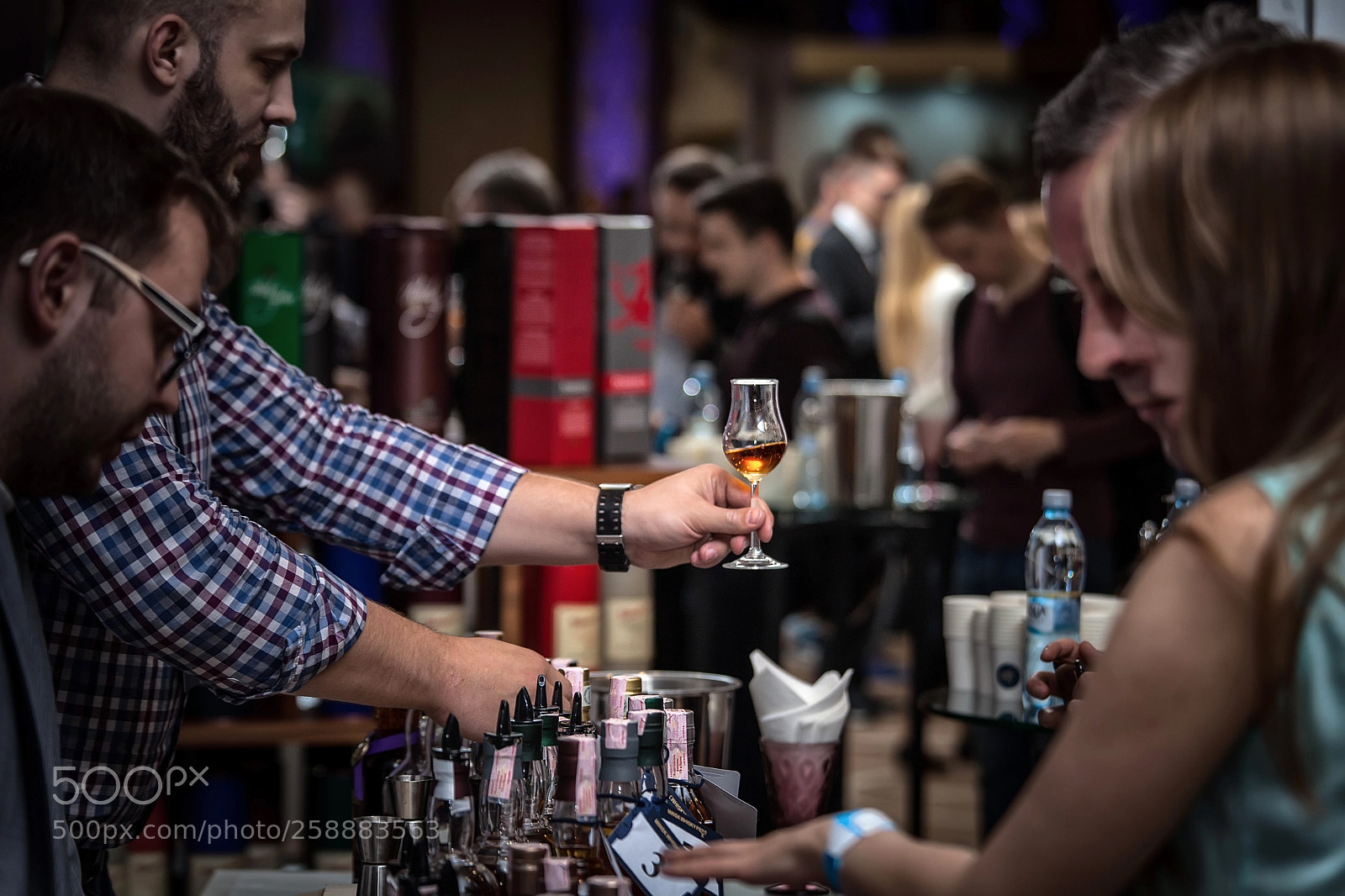 Canon EOS 5D Mark II sample photo. Whisky festival photography