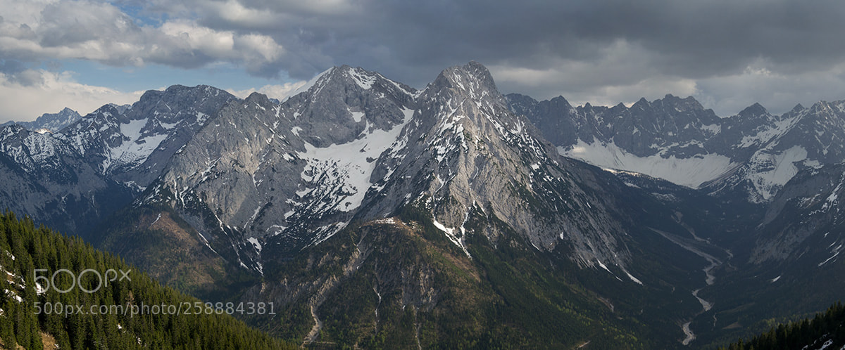 Olympus OM-D E-M5 sample photo. Dark mountains photography
