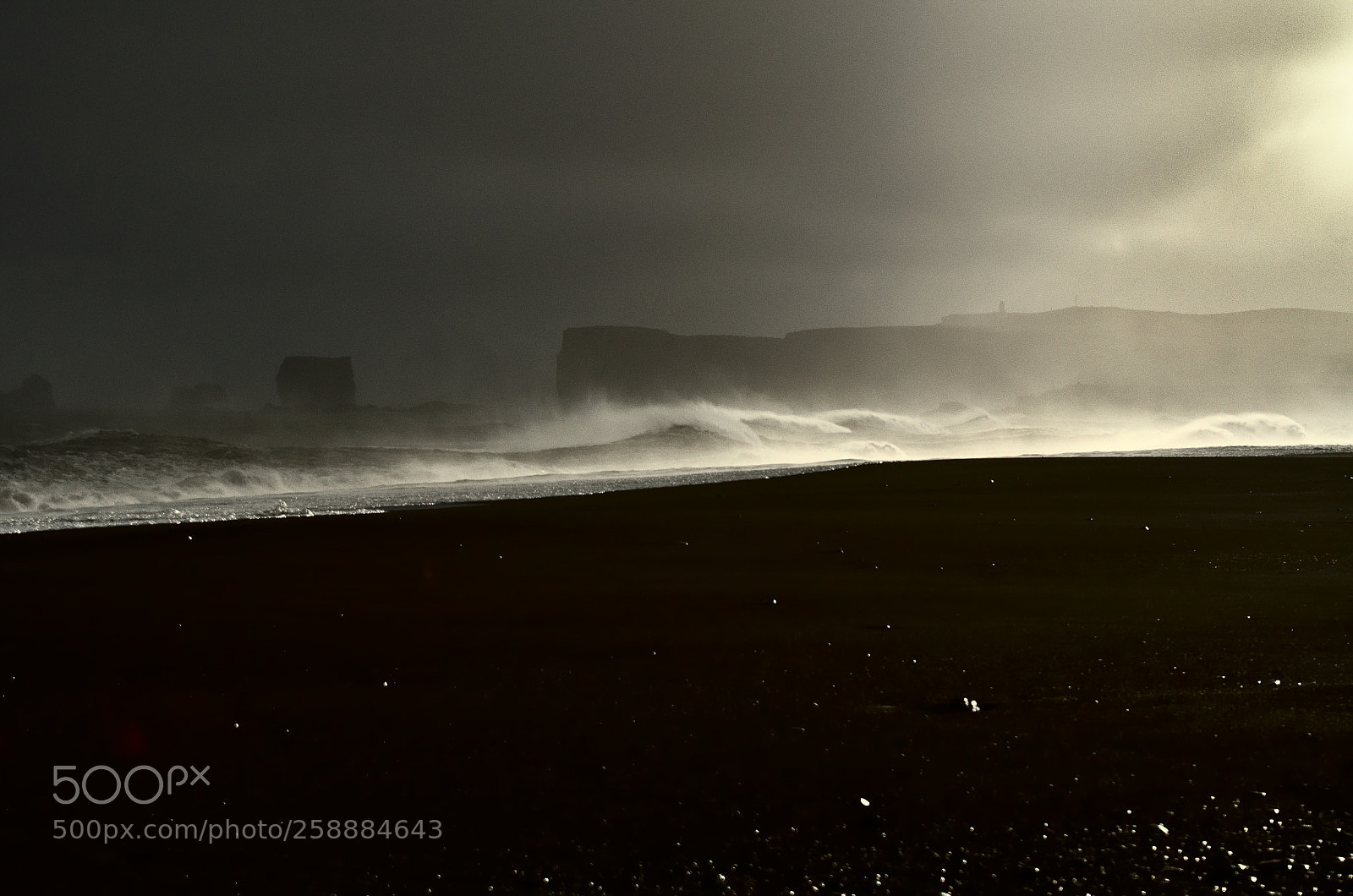 Nikon D7000 sample photo. Black beach photography