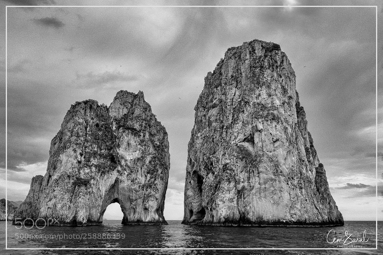 Sony Cyber-shot DSC-RX10 IV sample photo. Capri in b&w photography