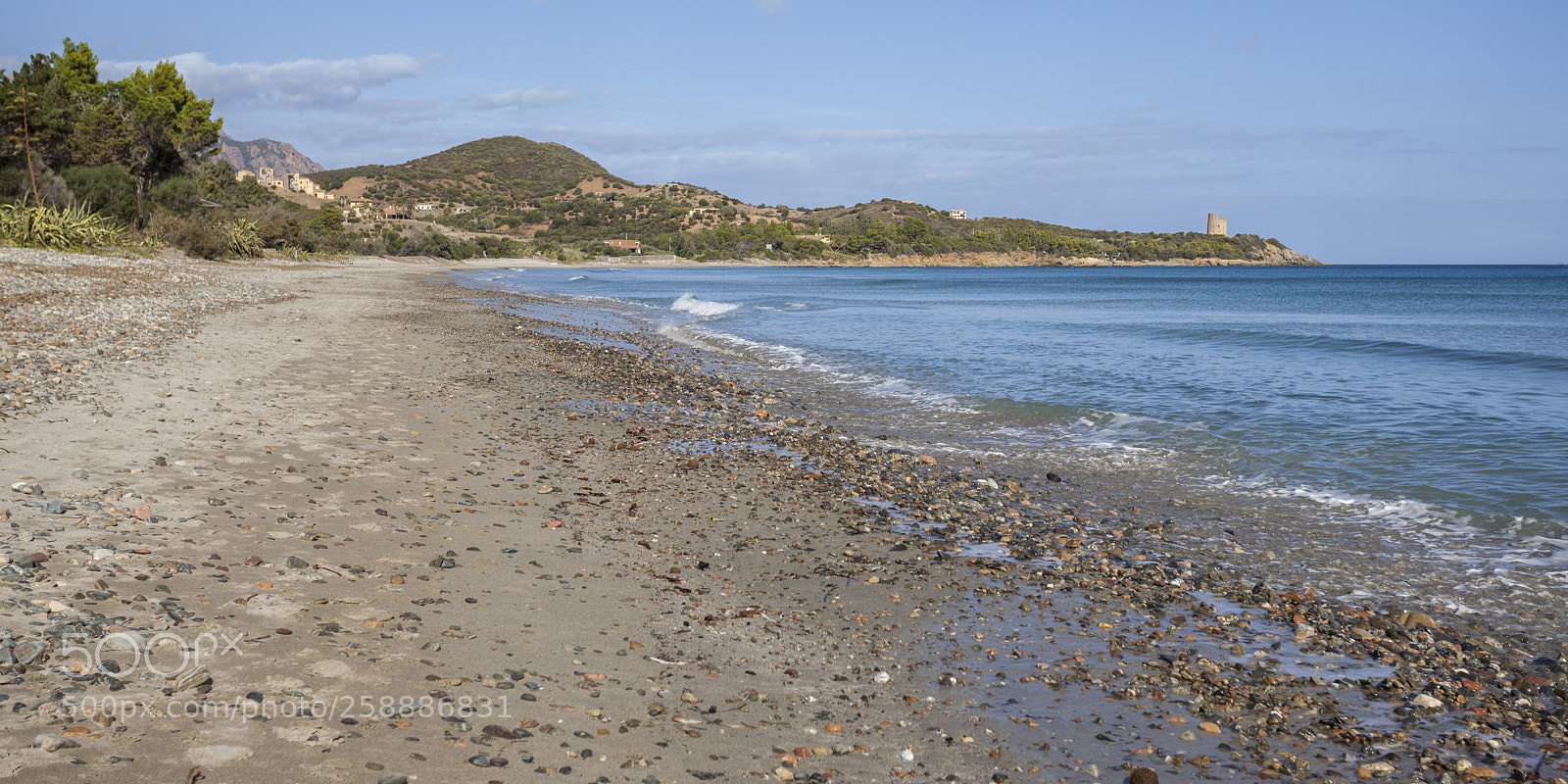 Canon EOS 5D Mark II sample photo. Beach with tower in photography