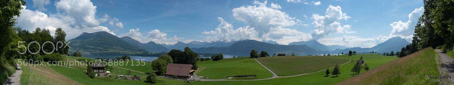 Nikon D750 sample photo. Meggen - panoramic view photography