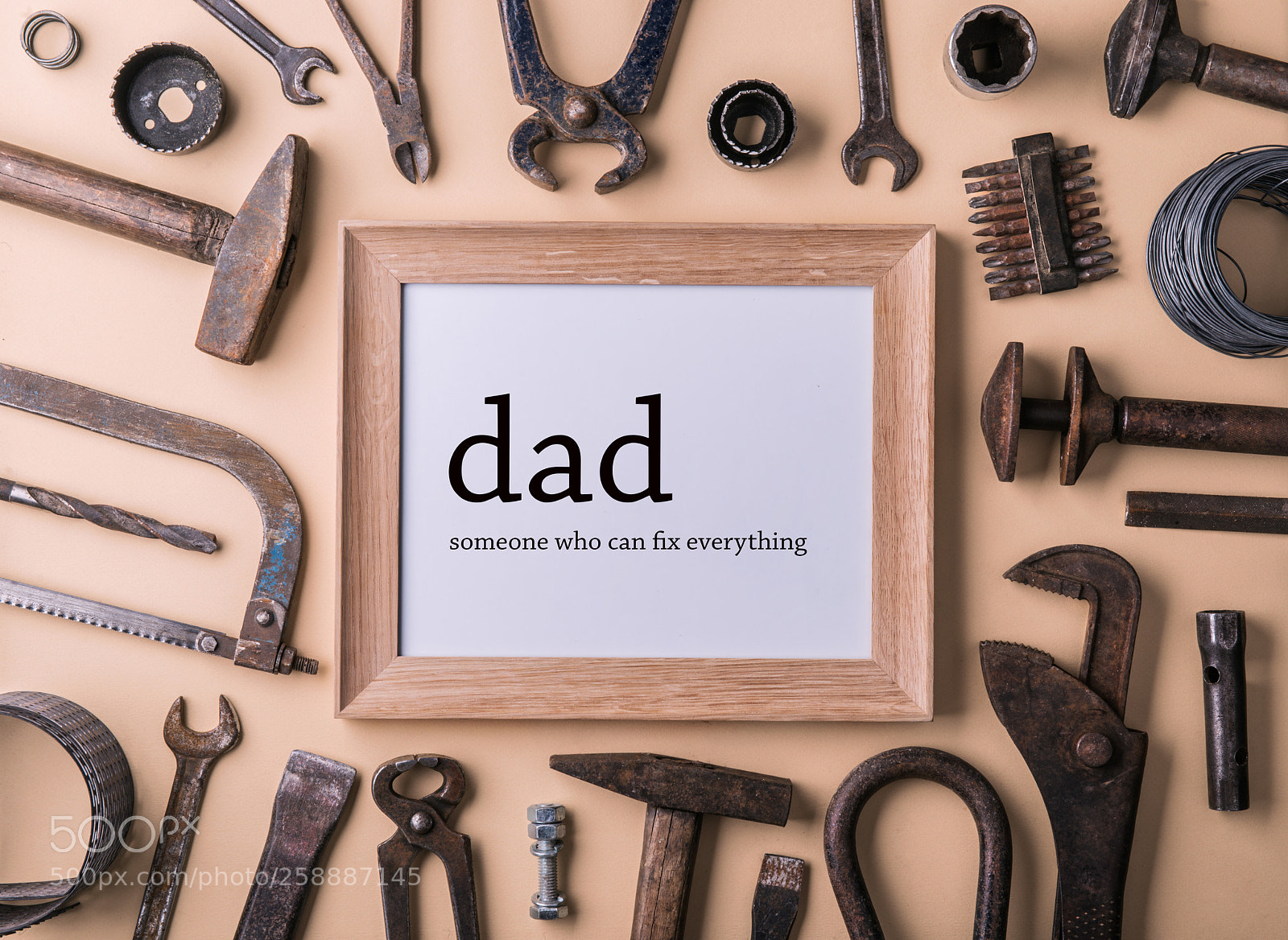 Nikon D800 sample photo. Fathers day greeting card photography
