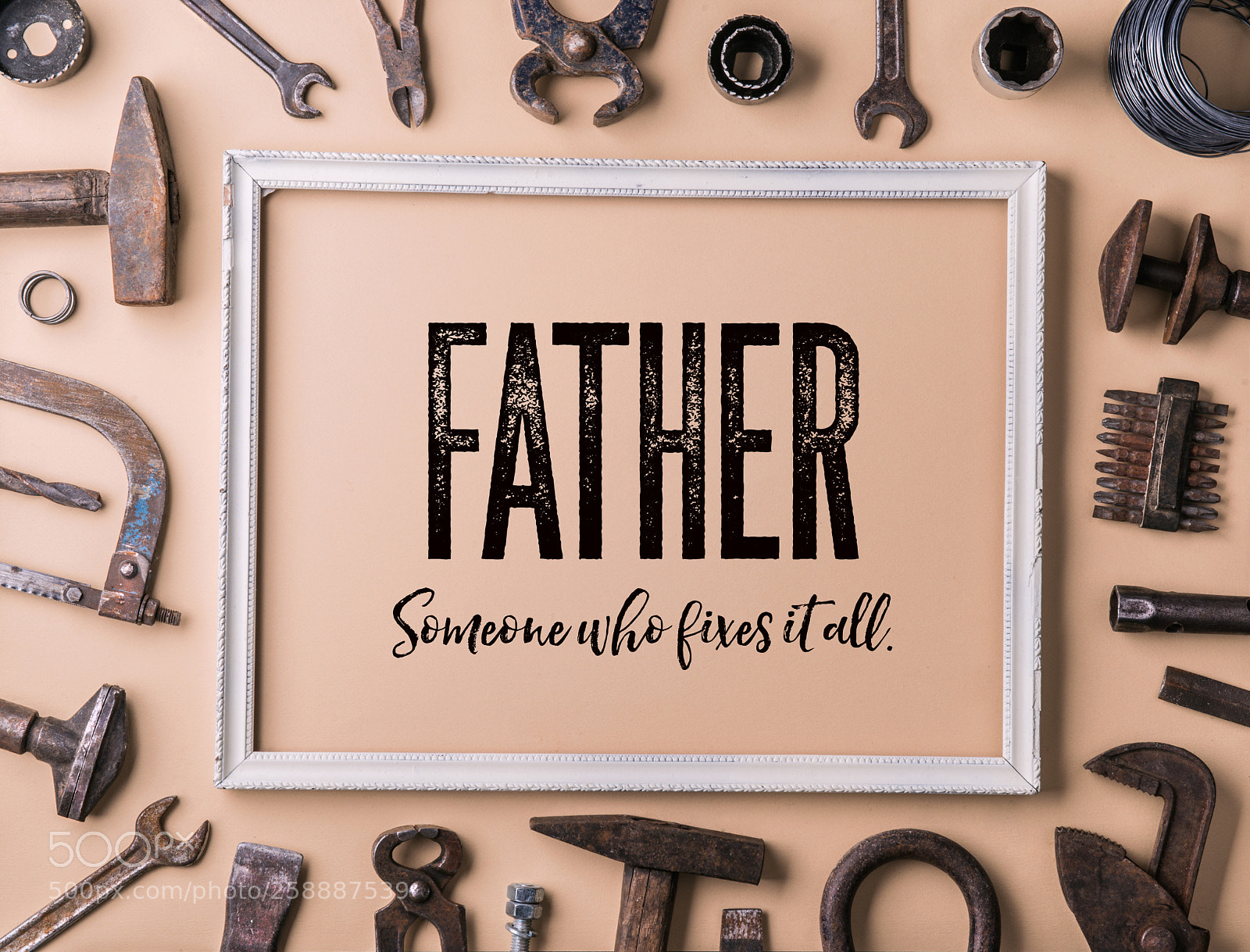 Nikon D800 sample photo. Fathers day greeting card photography
