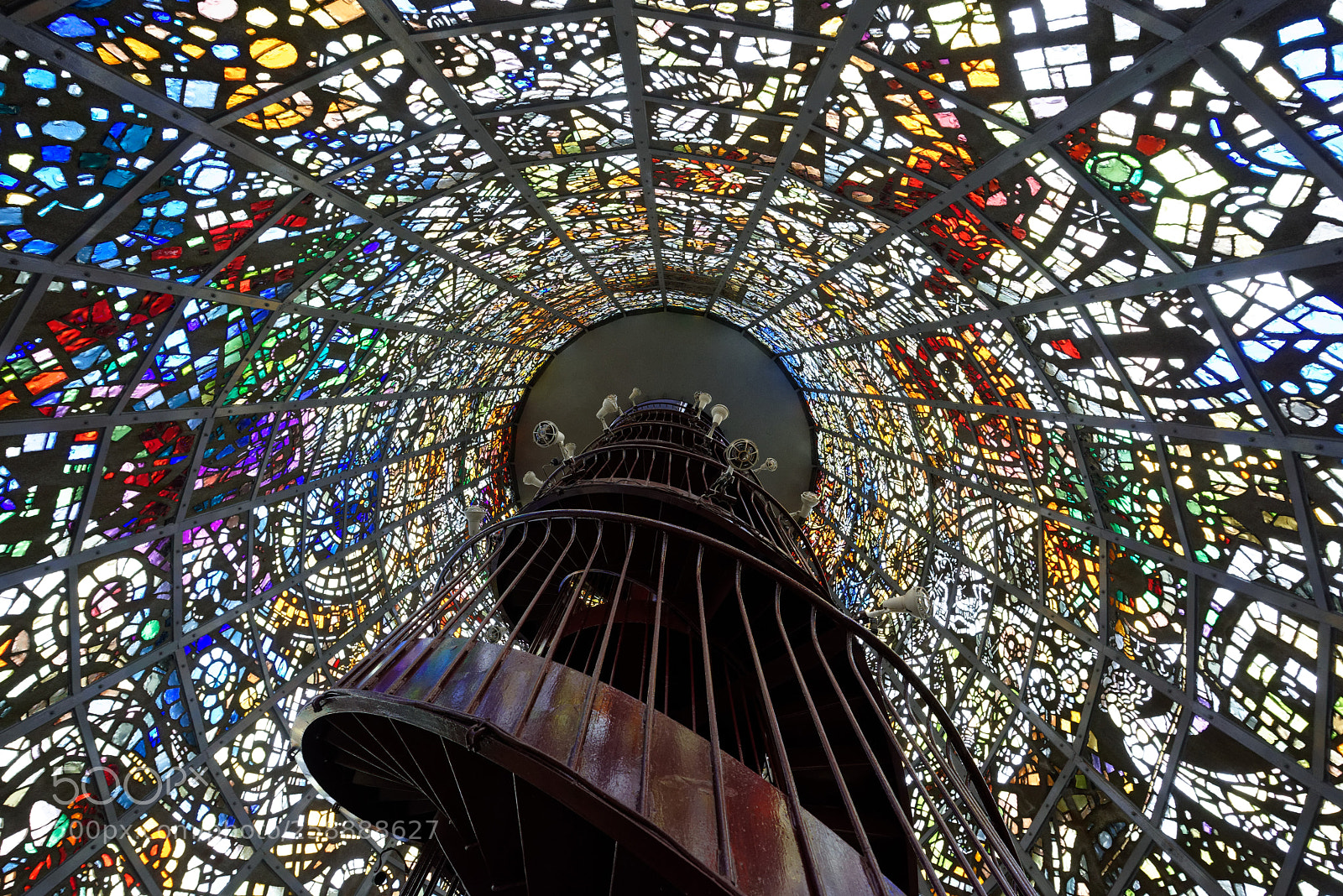 Nikon D810 sample photo. Stained glass perspective photography