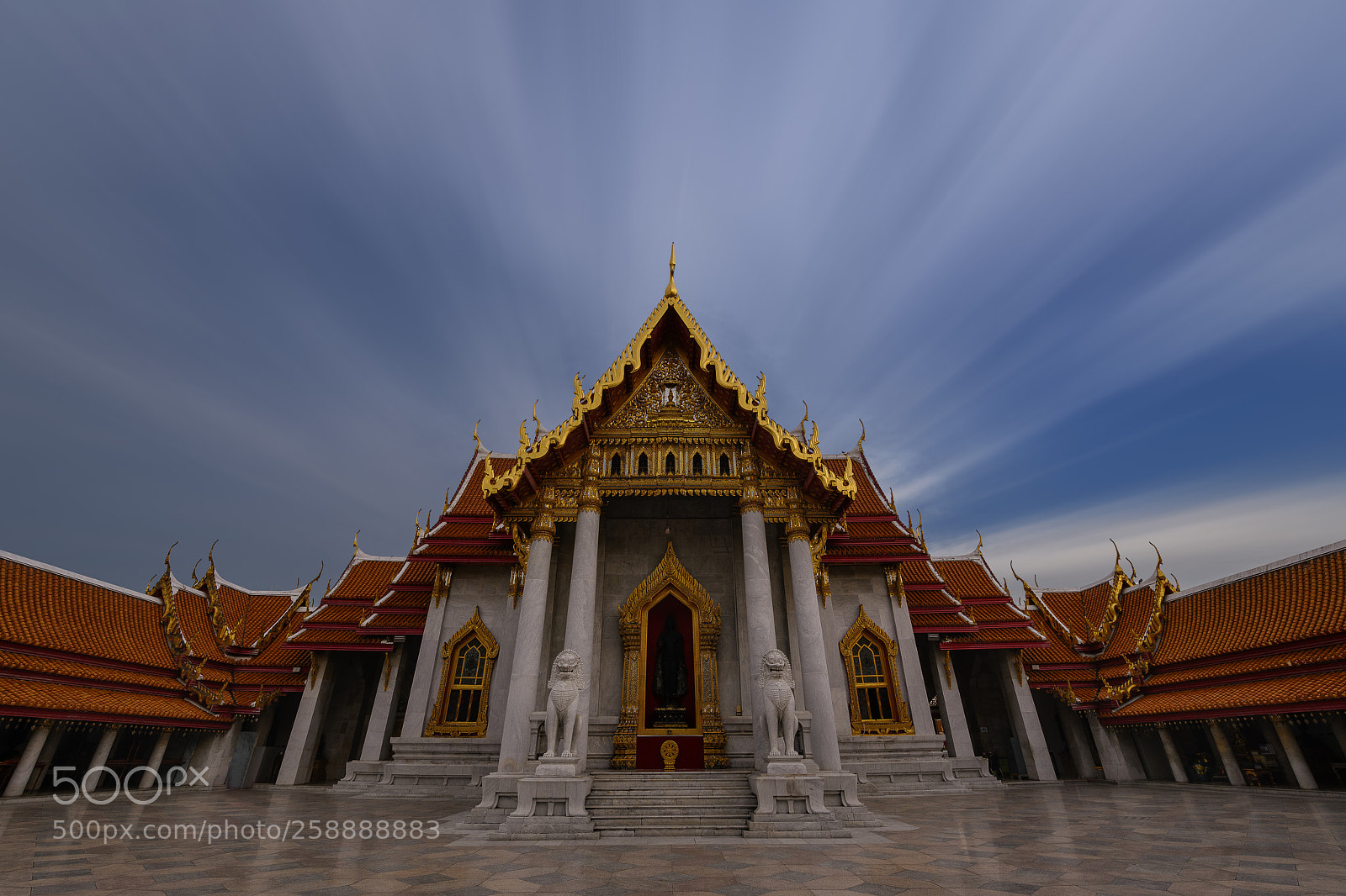 Nikon D850 sample photo. The marble temple, wat photography