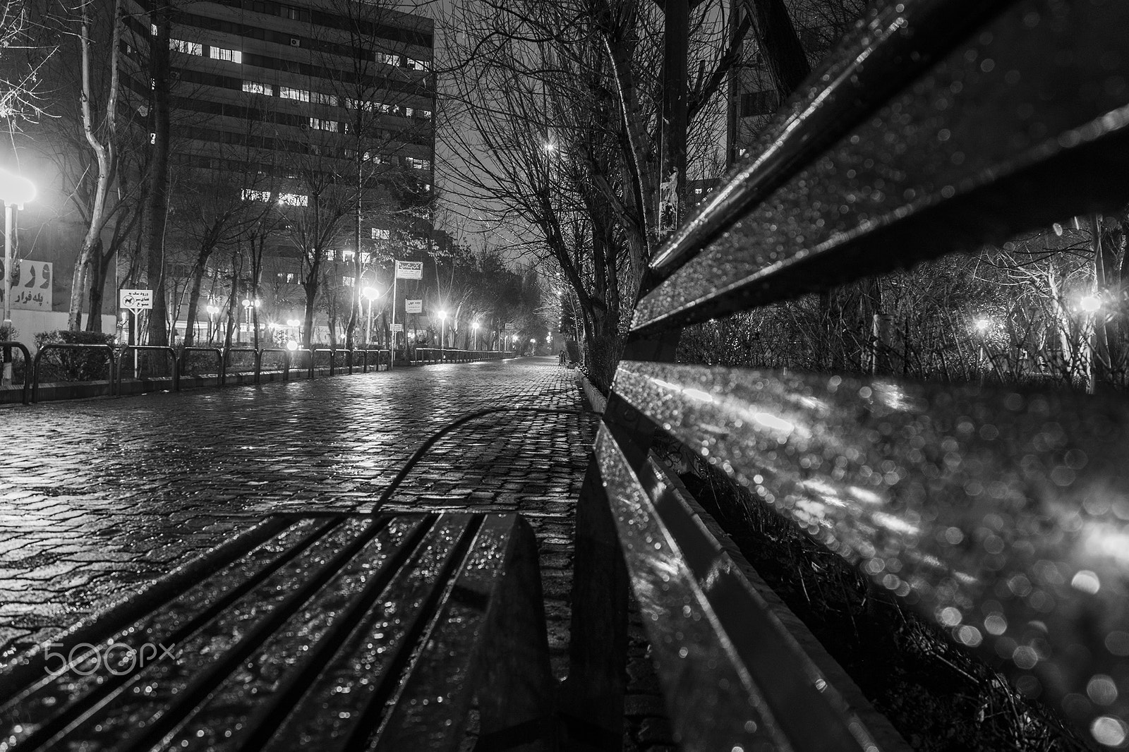 Canon EOS 500D (EOS Rebel T1i / EOS Kiss X3) sample photo. Ekbatan rainy night photography