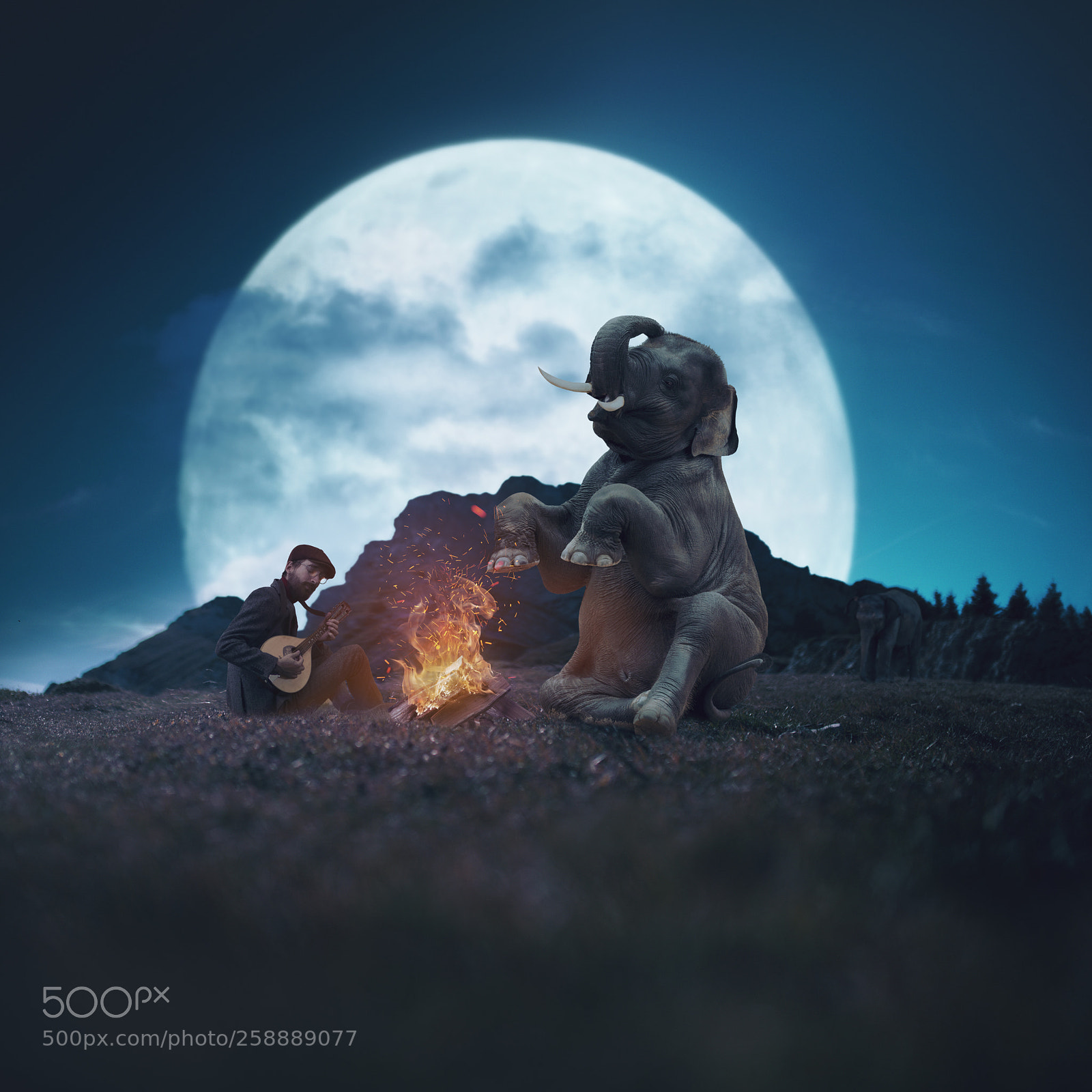 Nikon D800 sample photo. Fullmoon party photography