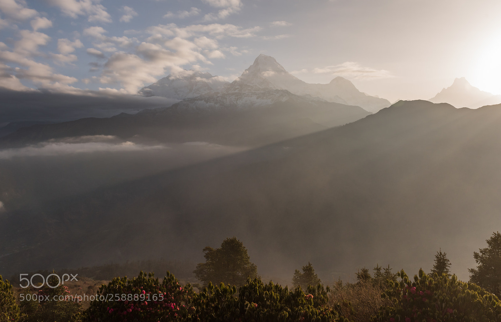 Nikon D810 sample photo. Himalayan sunrise photography