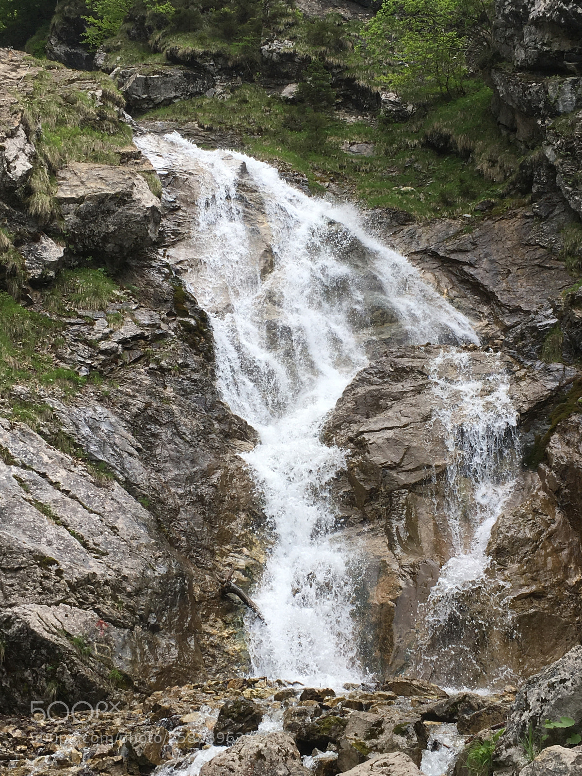 Apple iPhone SE sample photo. Waterfall photography