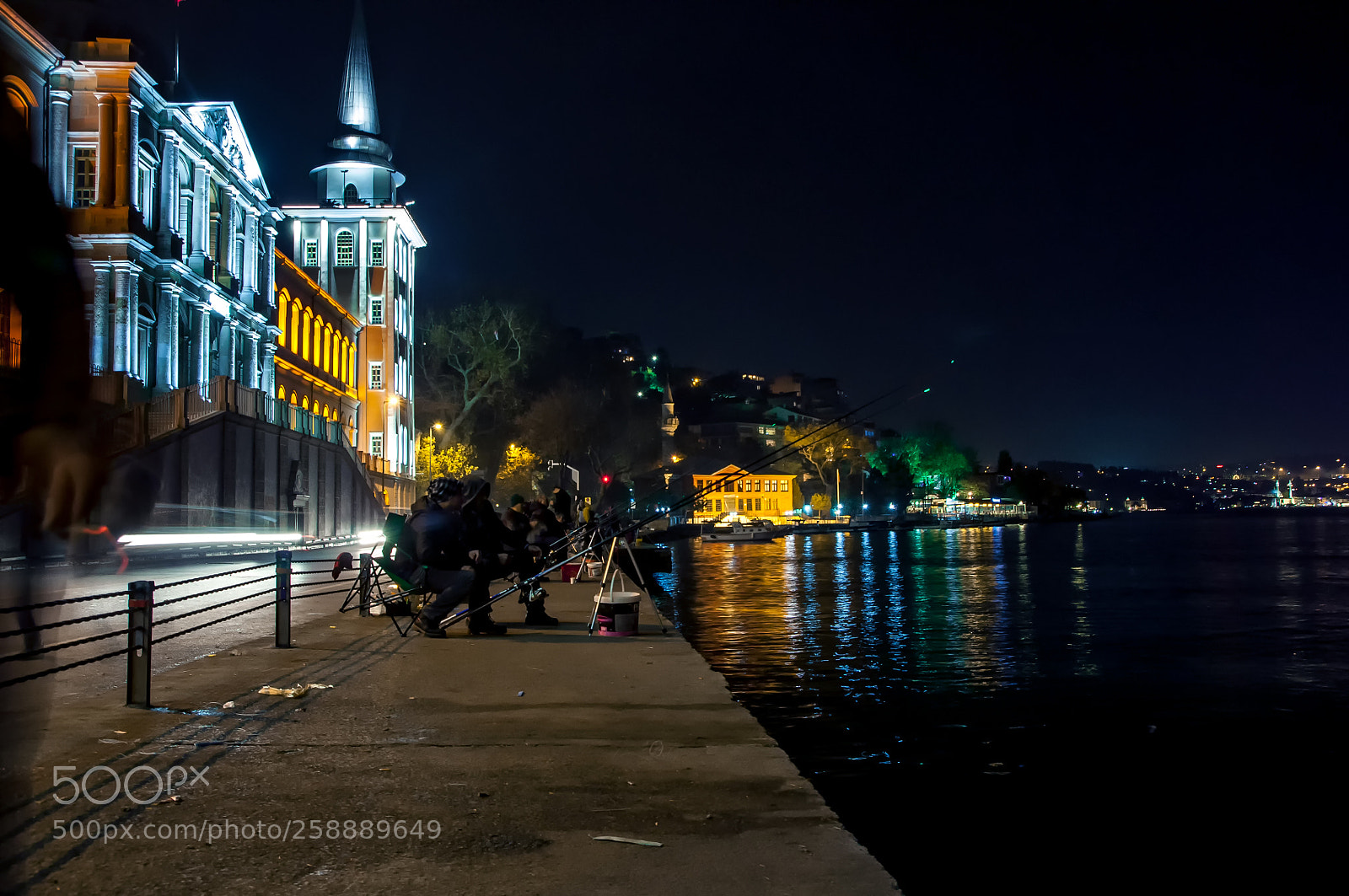 Nikon D90 sample photo. ...and fishing night photography