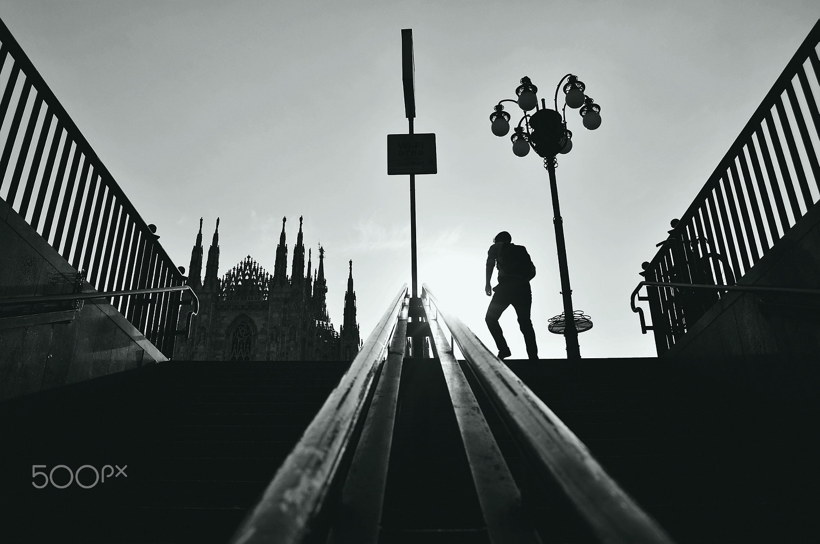 Nikon D5500 sample photo. Exit from the metro photography