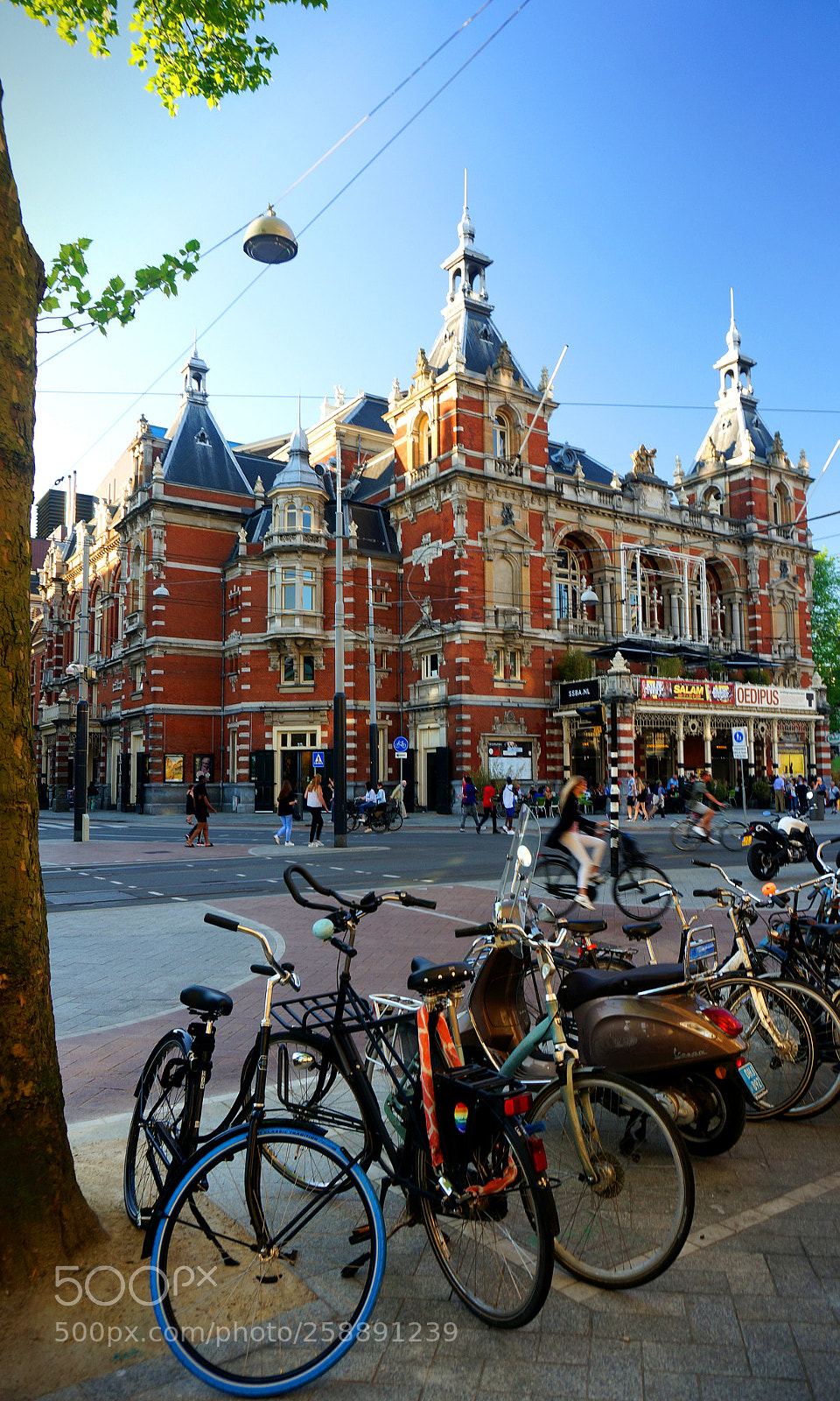 Sony Alpha NEX-6 sample photo. Amsterdam colourful bicycles photography
