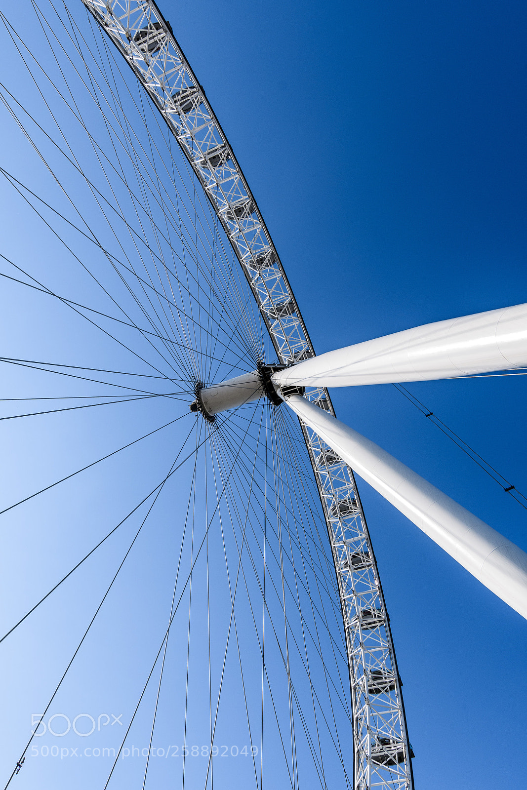 Nikon D500 sample photo. London eye from below photography