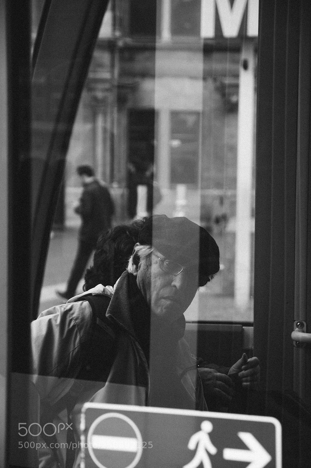 Pentax K-3 sample photo. Man in the tram photography