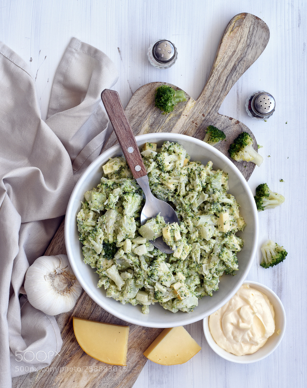 Nikon D5600 sample photo. Broccoli & cheese salad photography