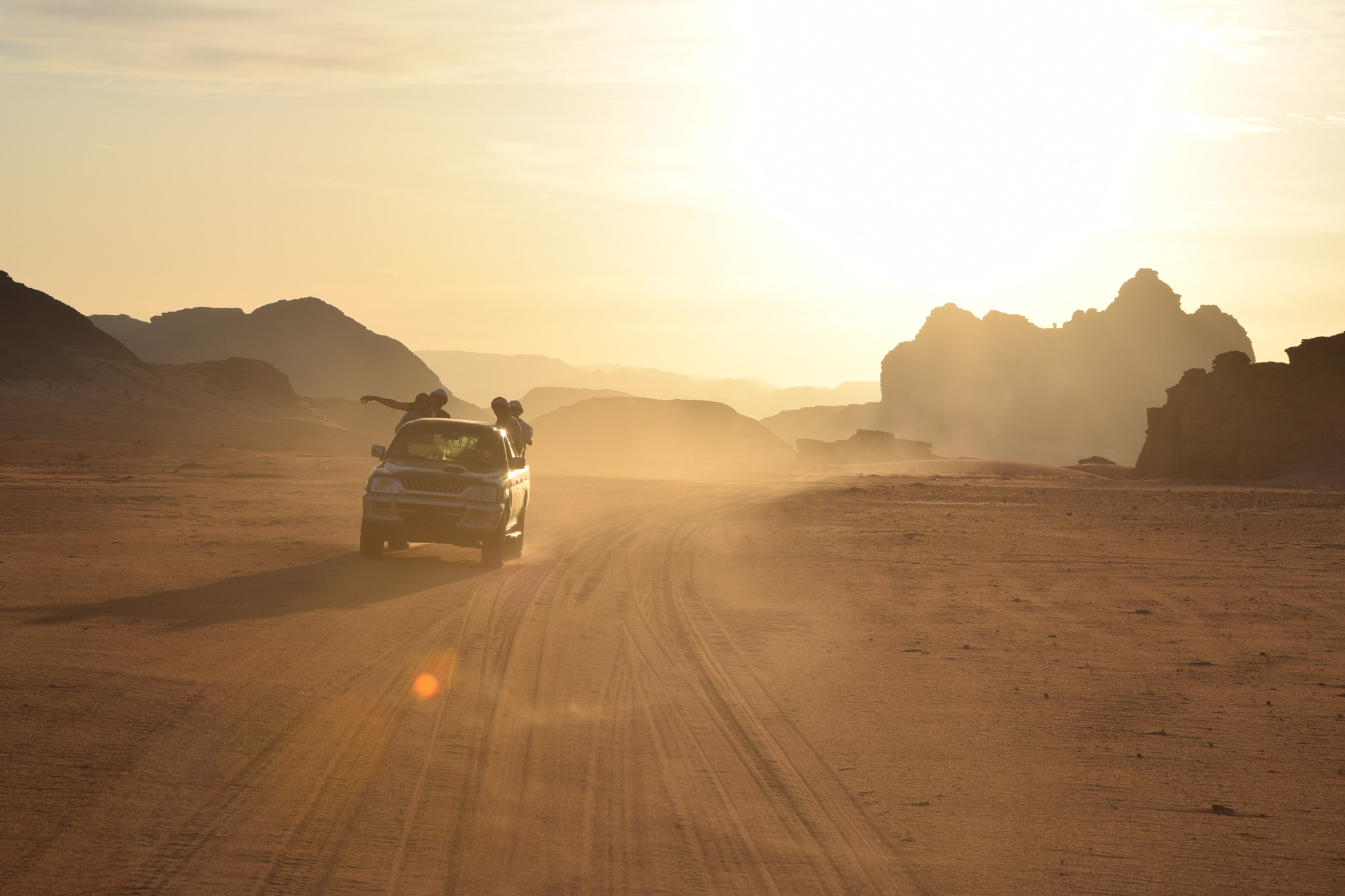 Nikon D5300 sample photo. Driving through the desert photography