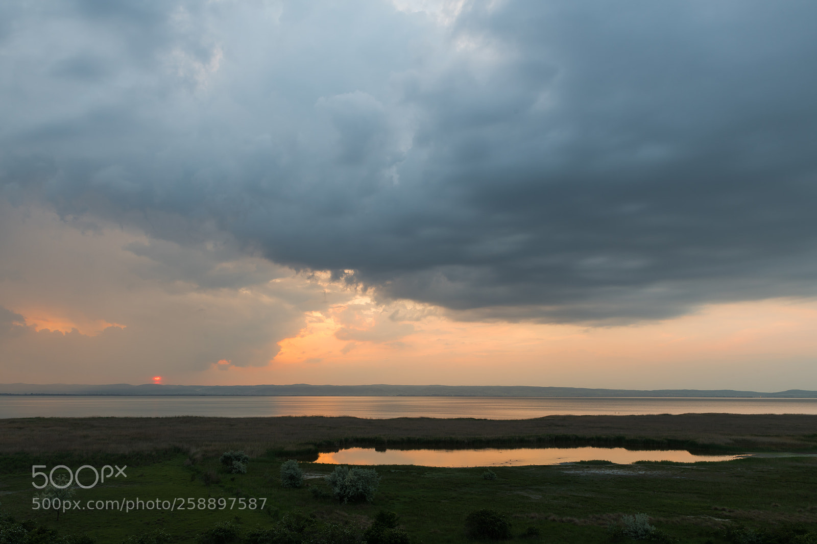 Nikon D850 sample photo. Sunset in seewinkel photography