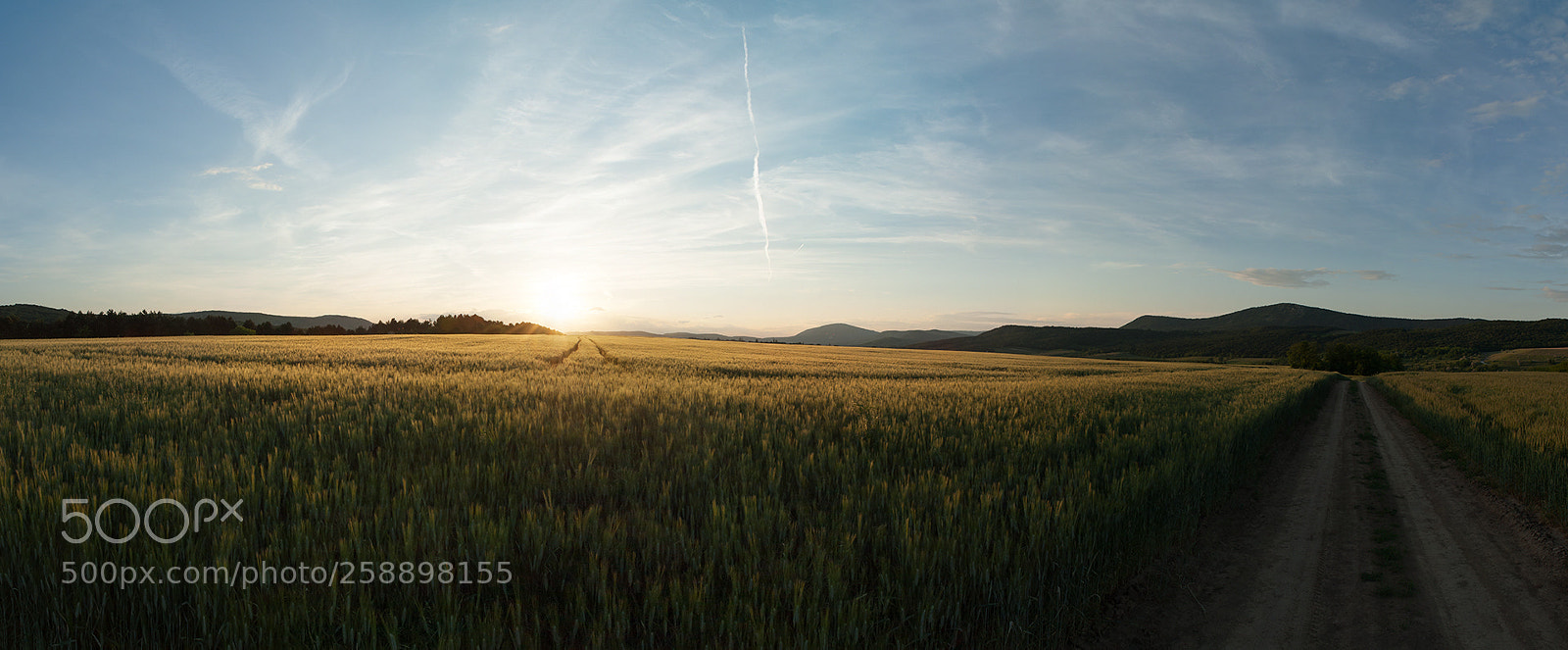 Nikon D200 sample photo. Sunset pano photography
