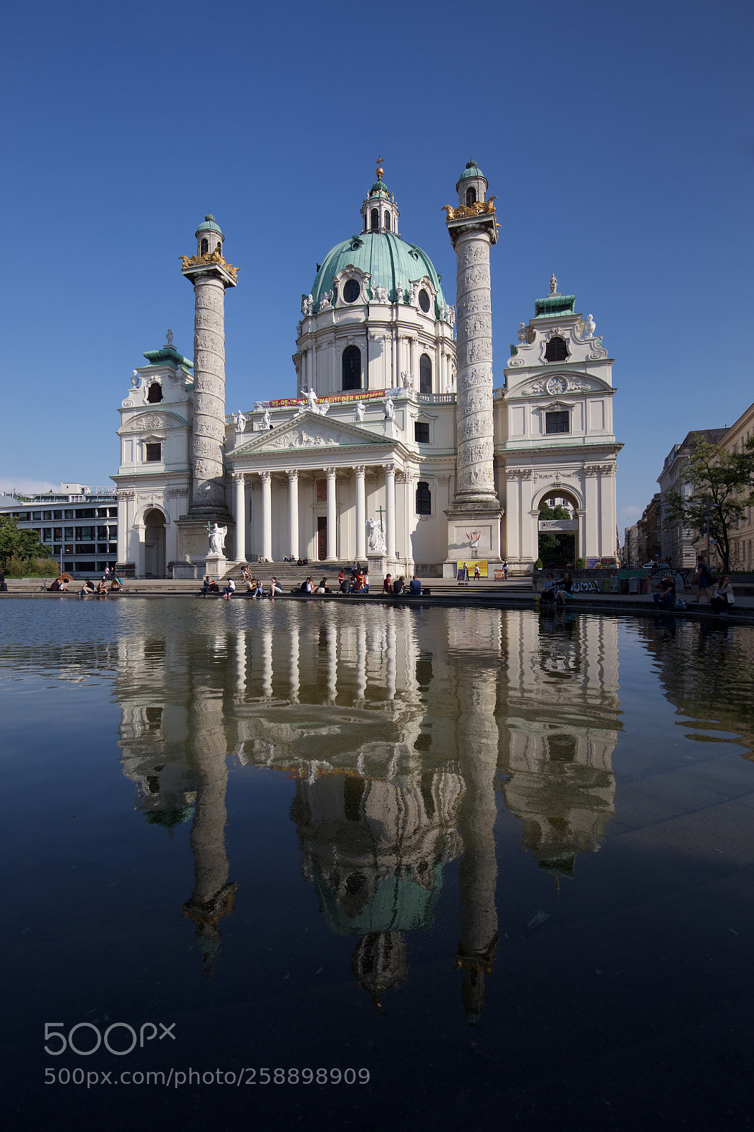 Canon EOS 6D sample photo. Vienna - karlskirche photography