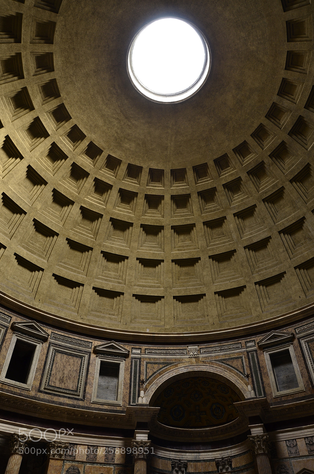 Nikon D7000 sample photo. Oculus in panthéon photography