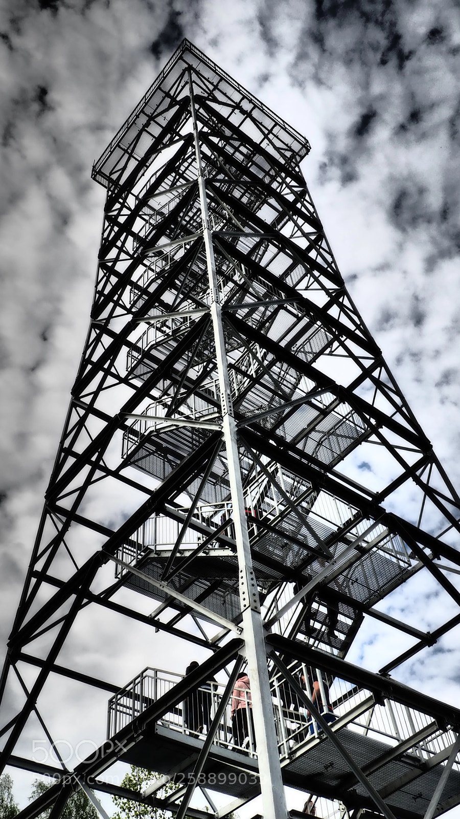 Olympus OM-D E-M10 II sample photo. Observation tower photography