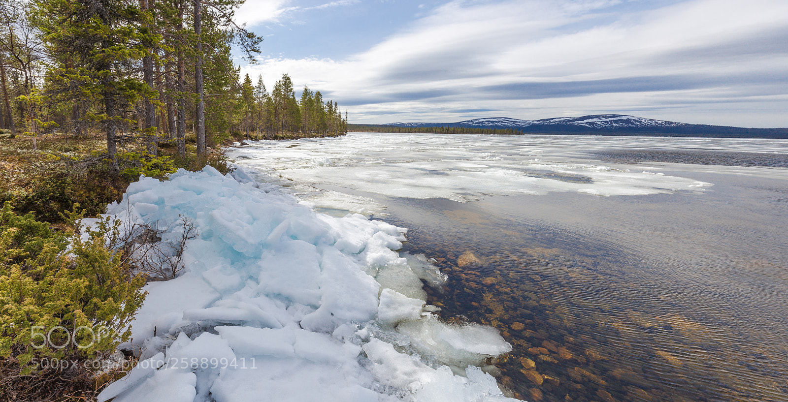 Canon EOS 6D sample photo. Ice run on lake photography