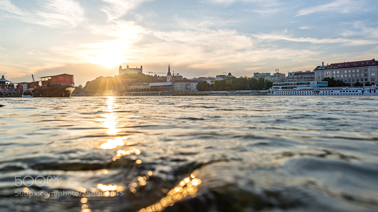 Nikon D610 sample photo. Bratislava city and danube photography