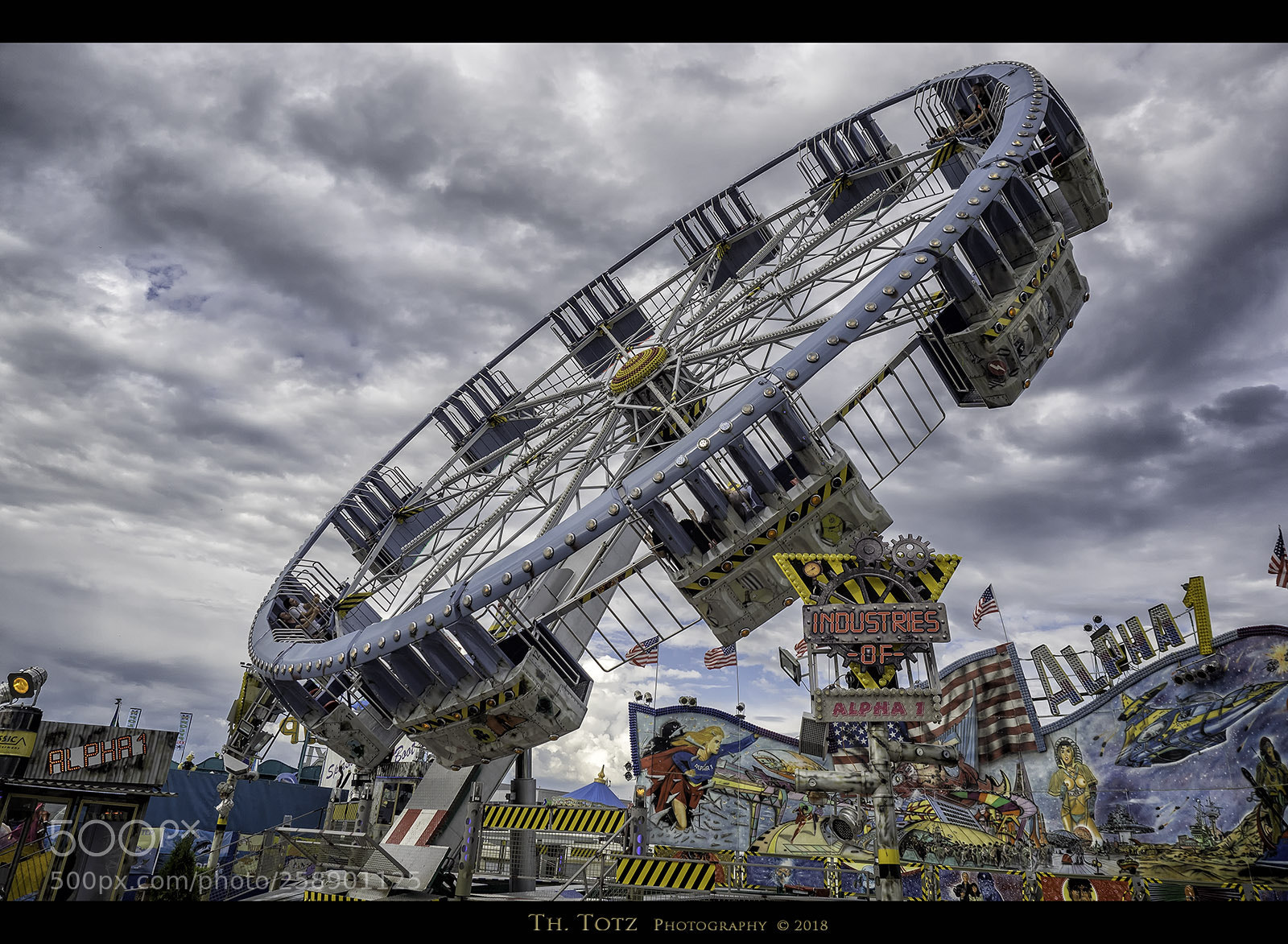 Olympus OM-D E-M1 sample photo. Funfair photography