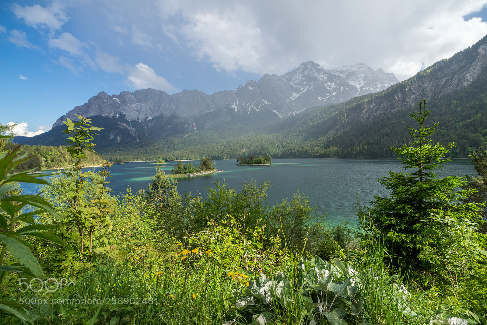 Sony a7R sample photo. Eibsee hdr photography