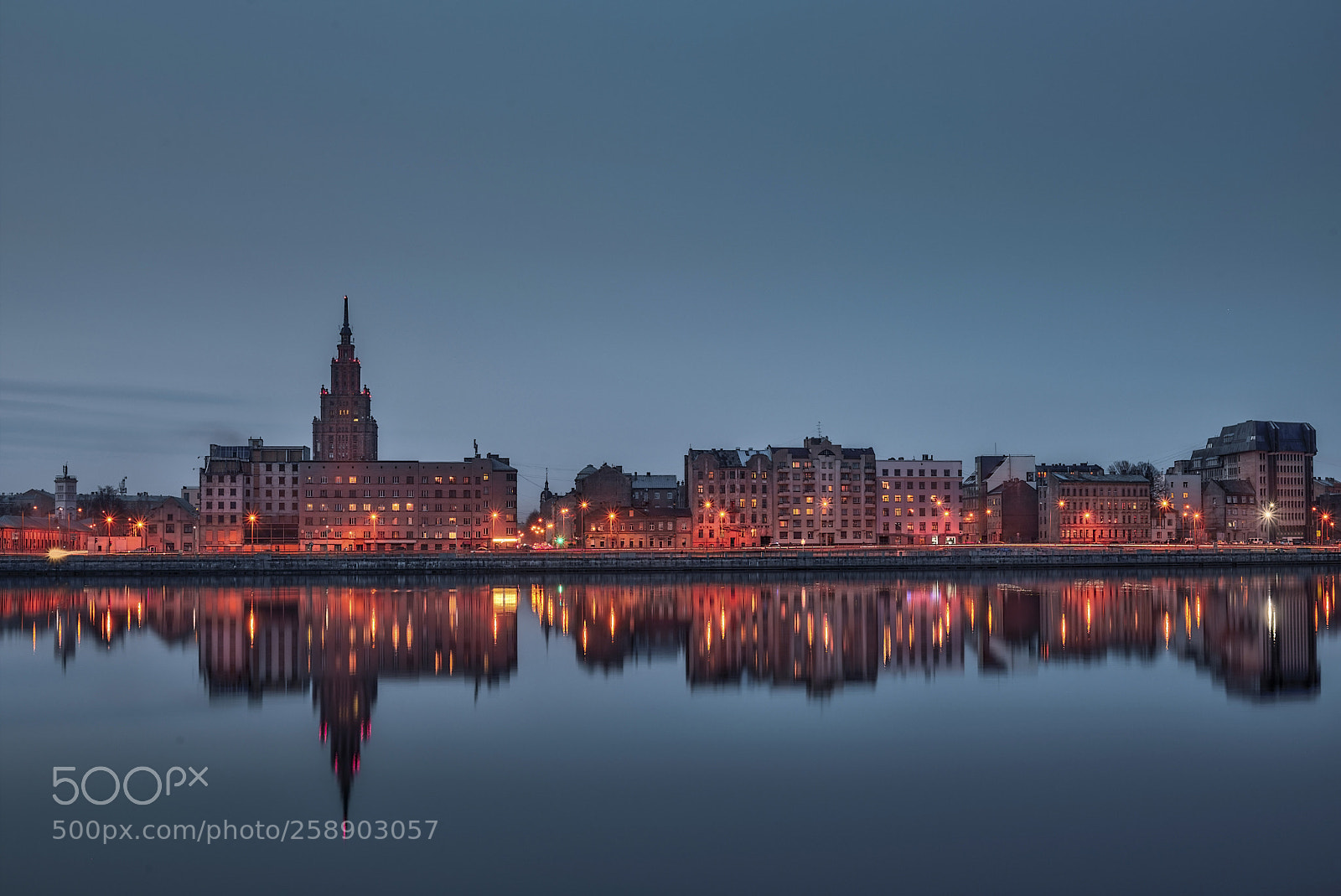 Canon EOS 6D sample photo. Night view riga photography