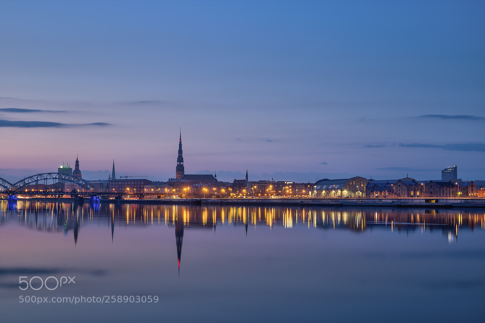 Canon EOS 6D sample photo. Night view riga photography
