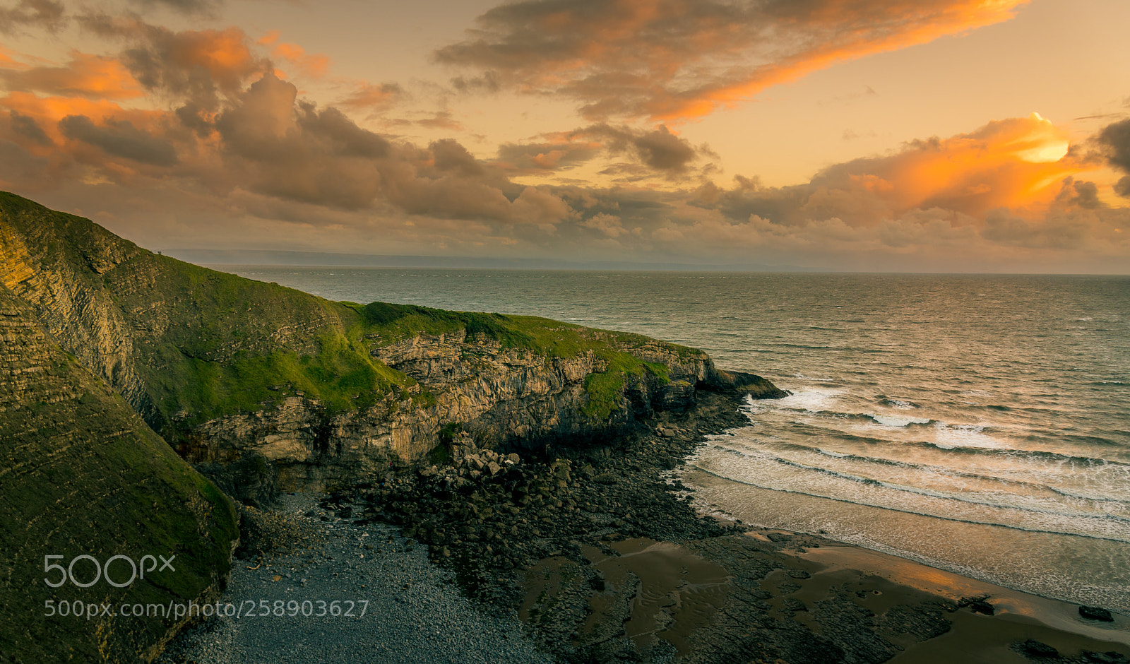 Nikon D750 sample photo. Southerndown sunset photography
