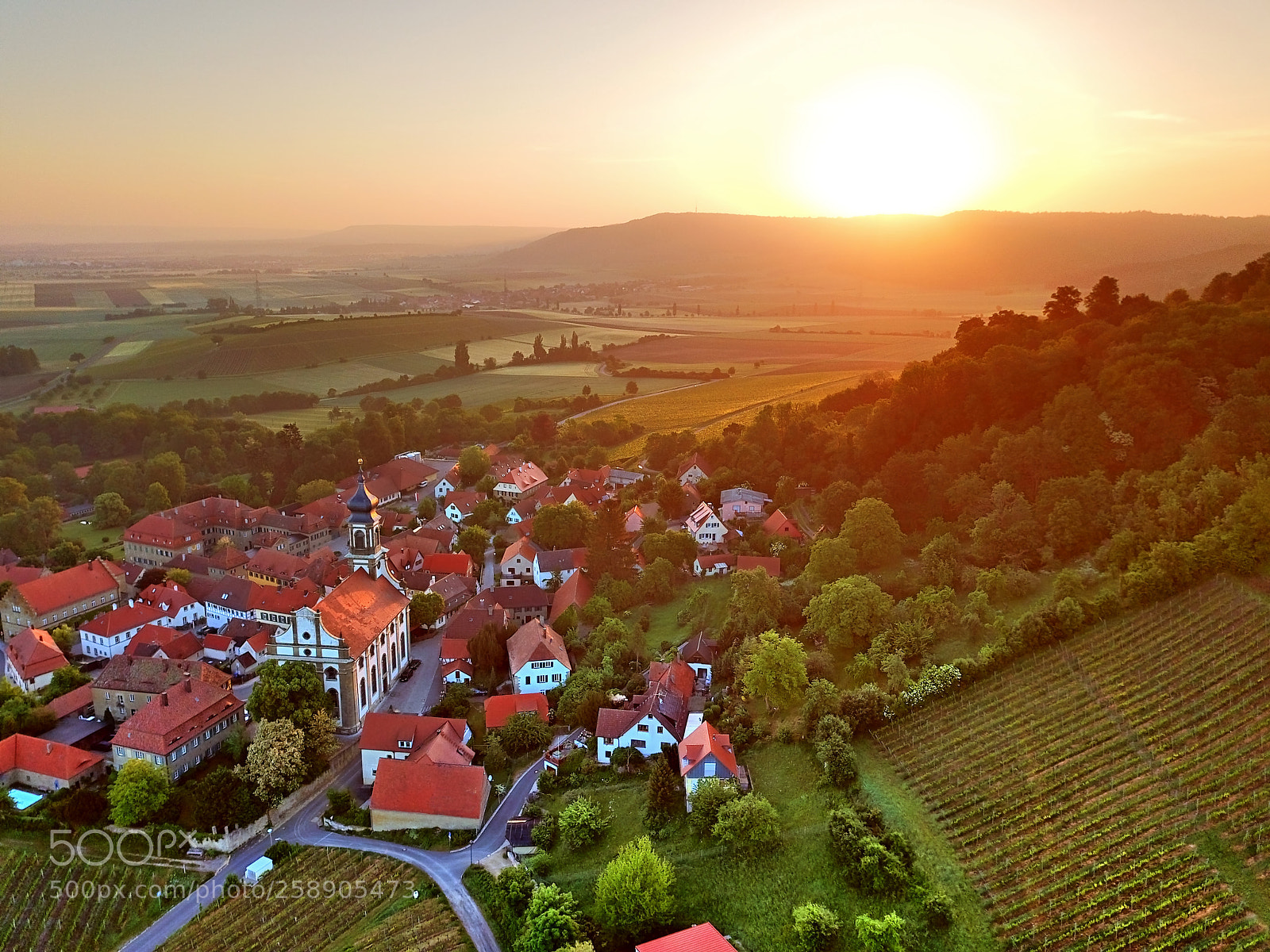 DJI FC220 sample photo. Beginning of another sun-day photography
