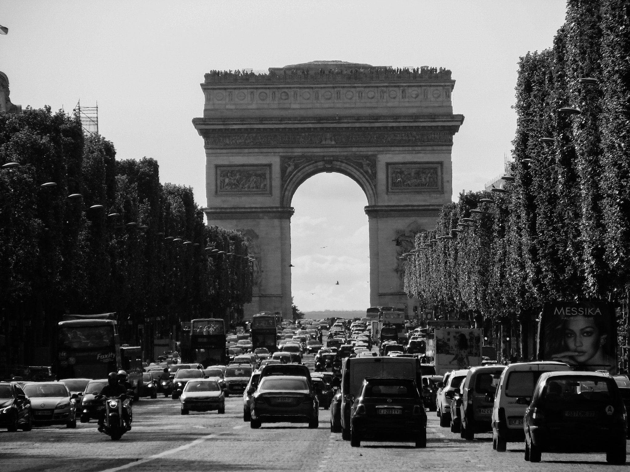 Canon POWERSHOT S3 IS sample photo. Triumphal arch, paris photography