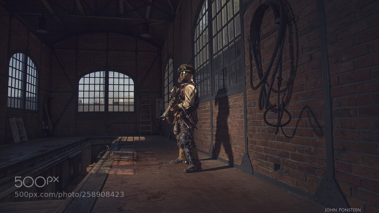 Canon EOS 6D Mark II sample photo. Steampunk trooper photography