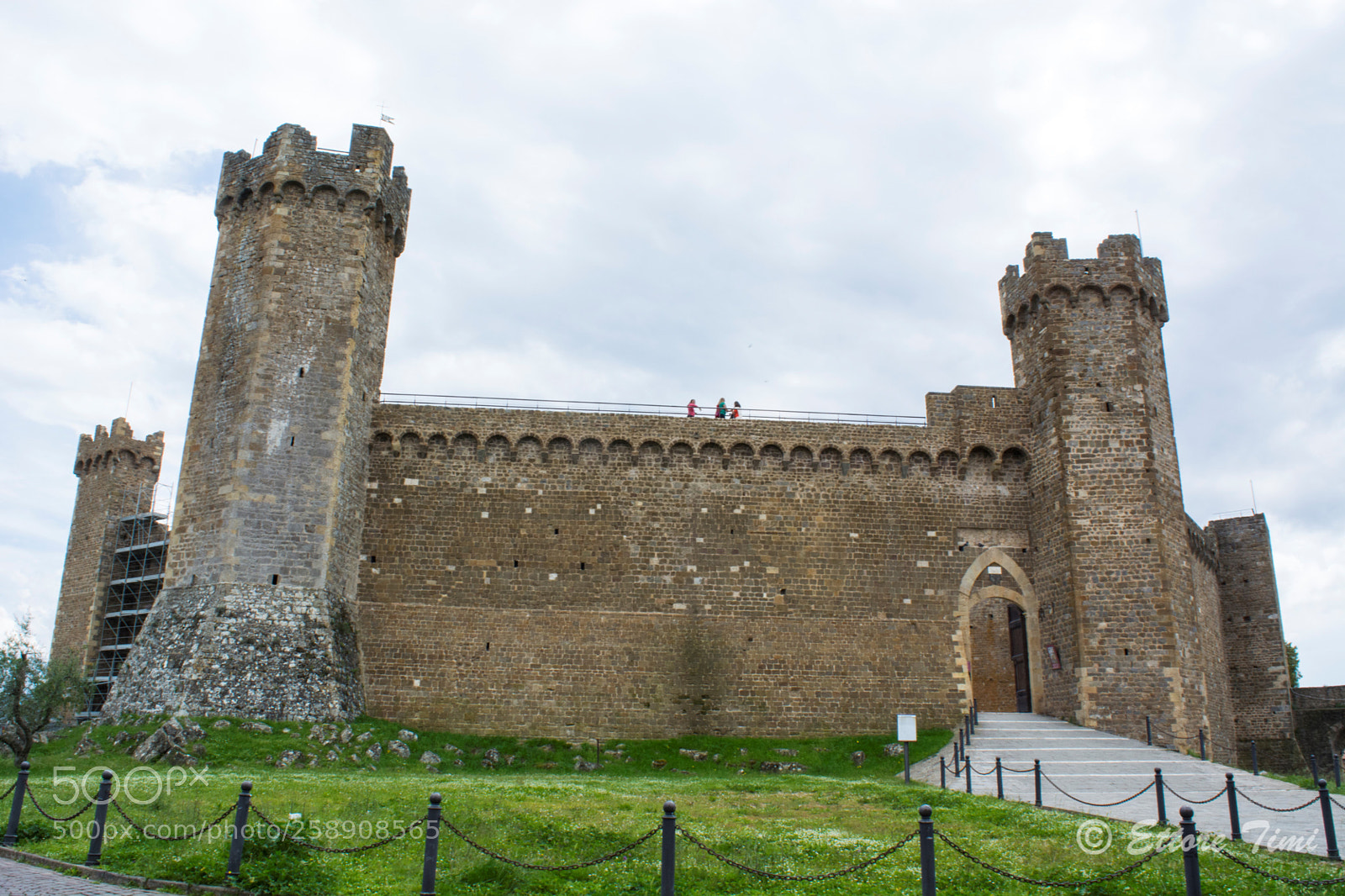 Nikon D5200 sample photo. The fortress. montalcino. photography